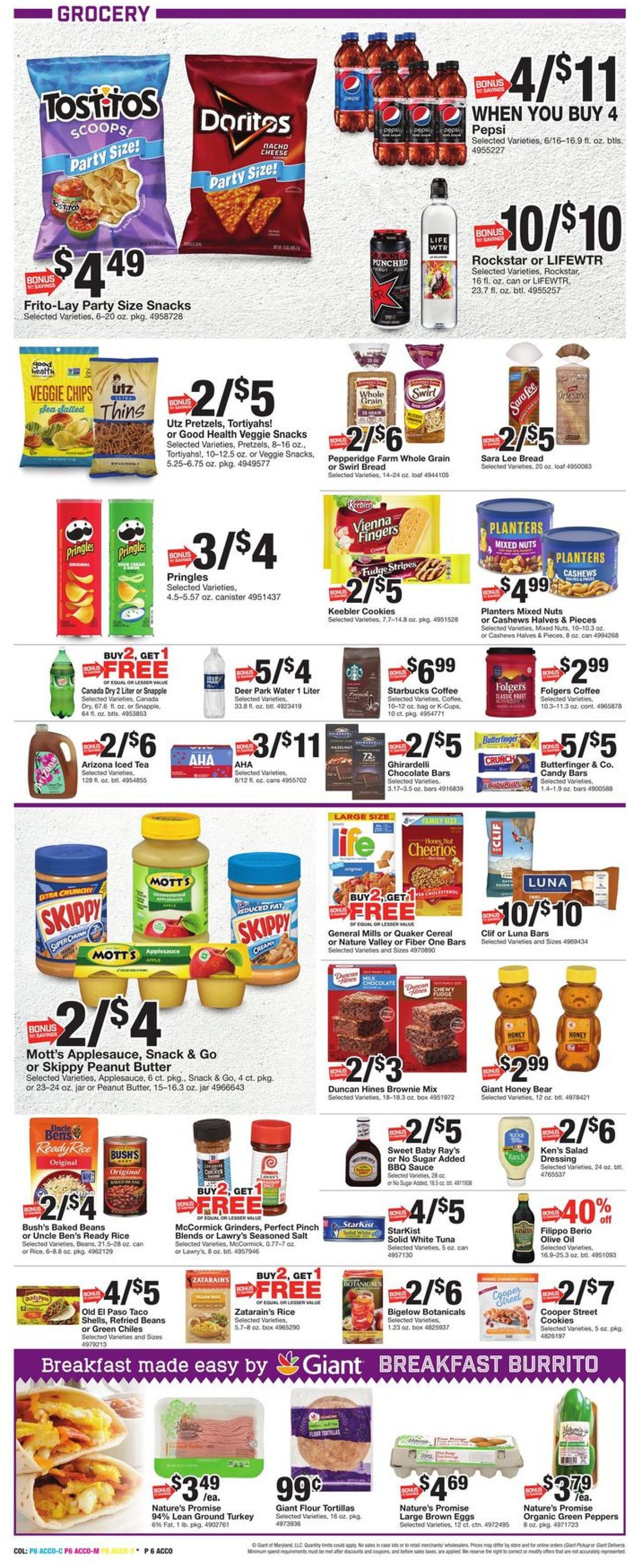 Catalogue Giant Food from 07/30/2021