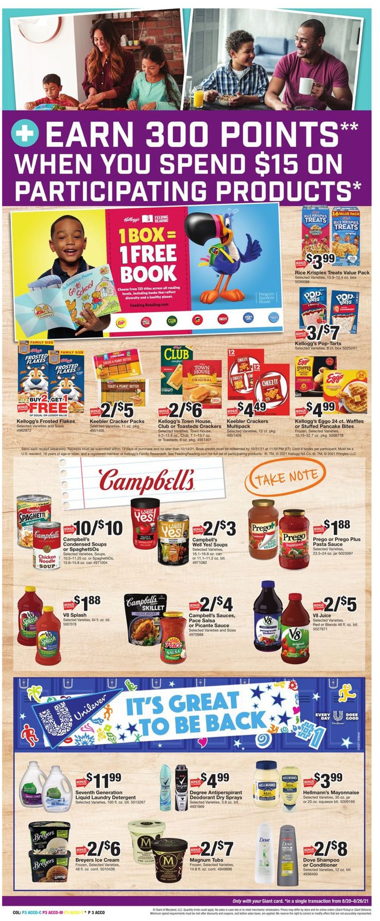 Catalogue Giant Food from 08/20/2021