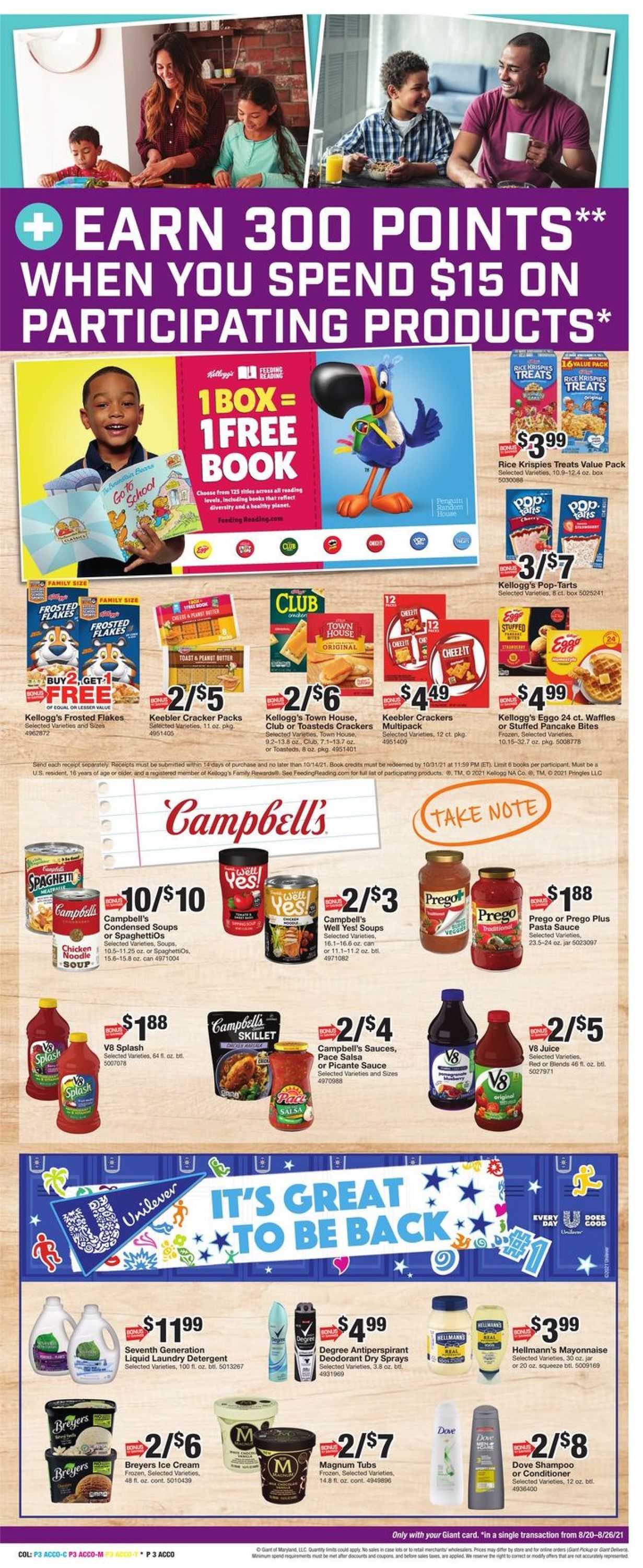 Catalogue Giant Food from 08/20/2021