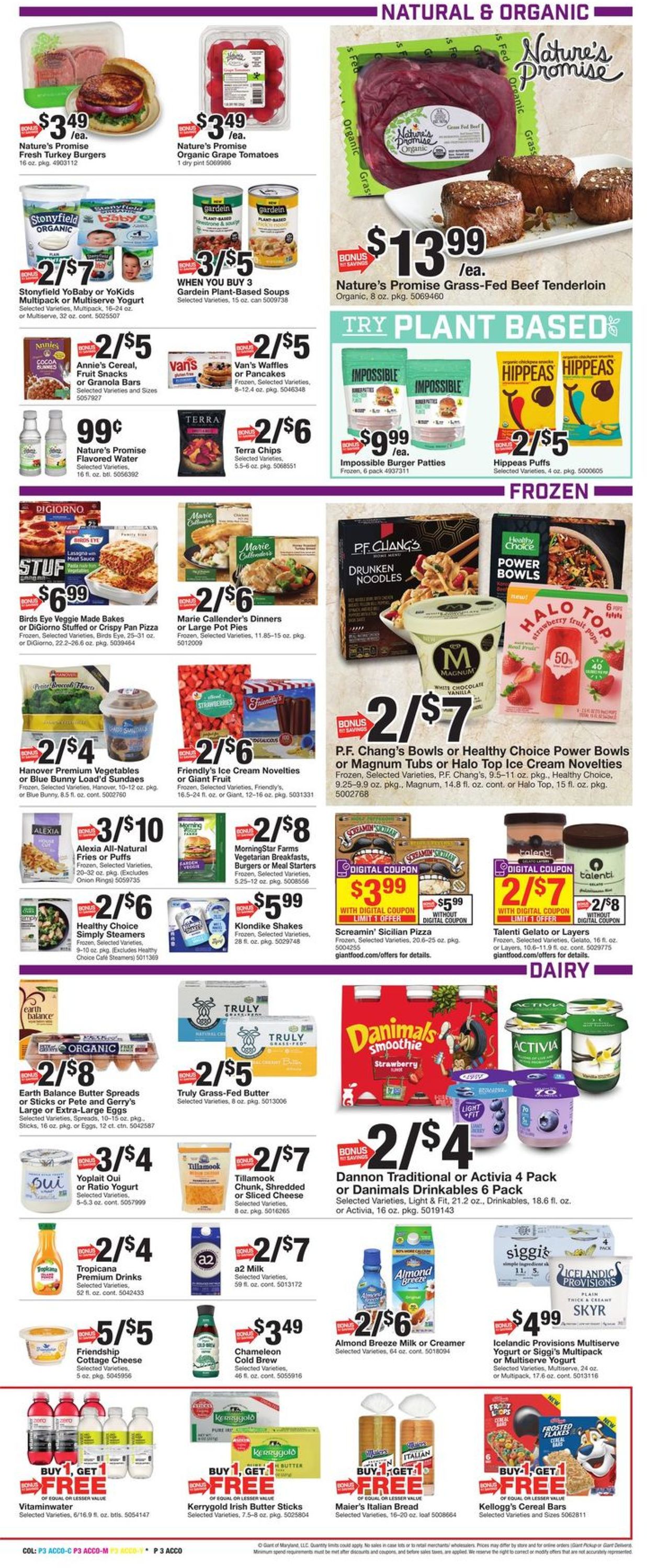 Catalogue Giant Food from 09/24/2021
