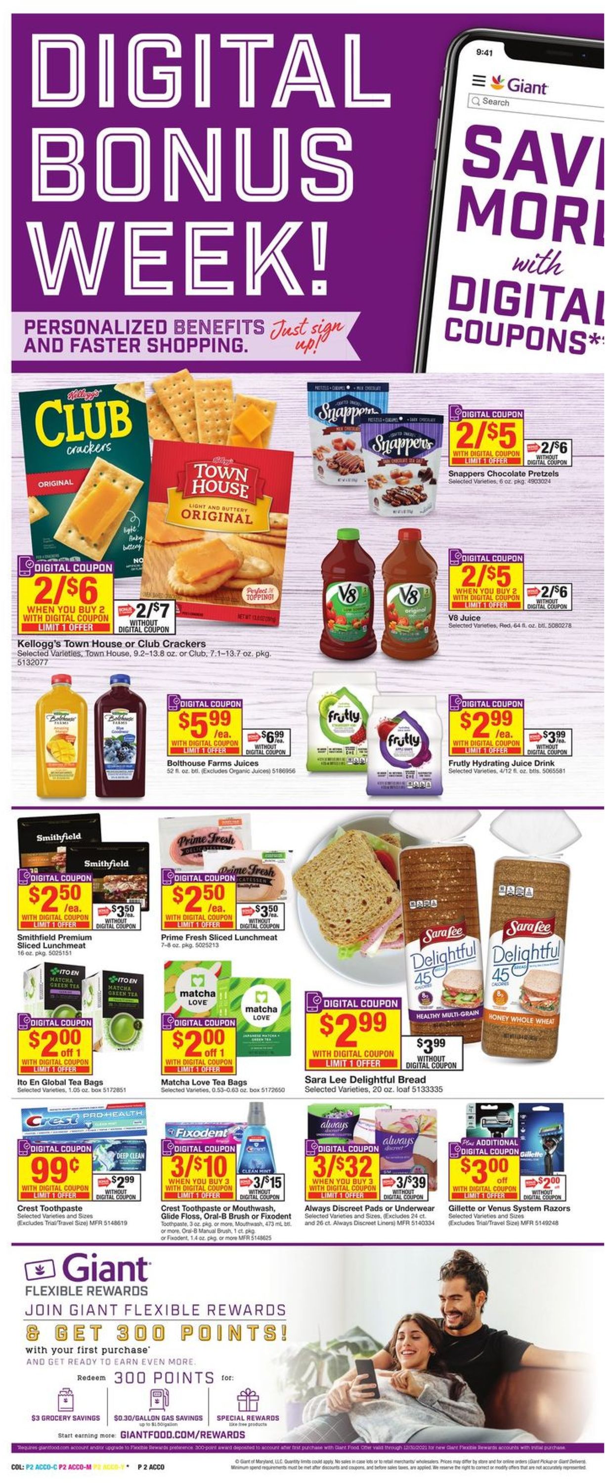 Catalogue Giant Food HOLIDAY 2021 from 12/03/2021