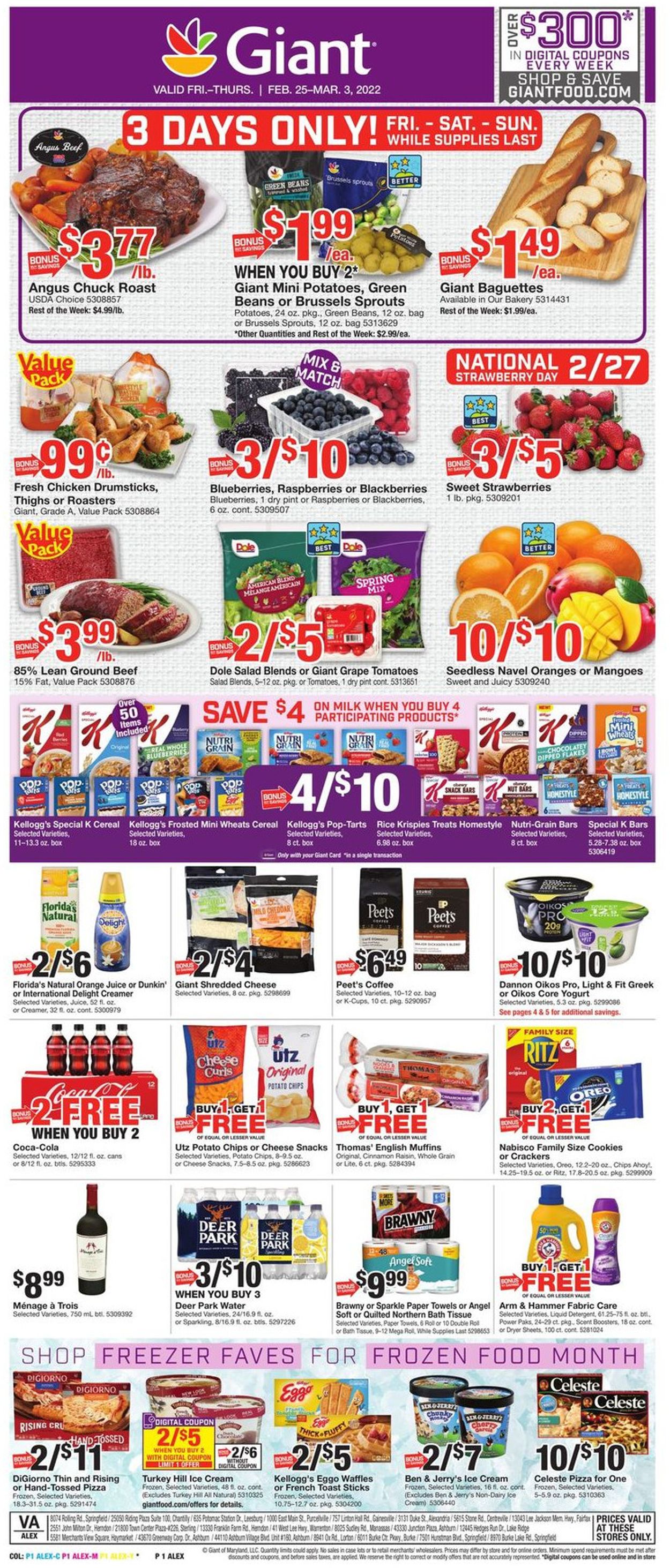 Catalogue Giant Food from 02/25/2022