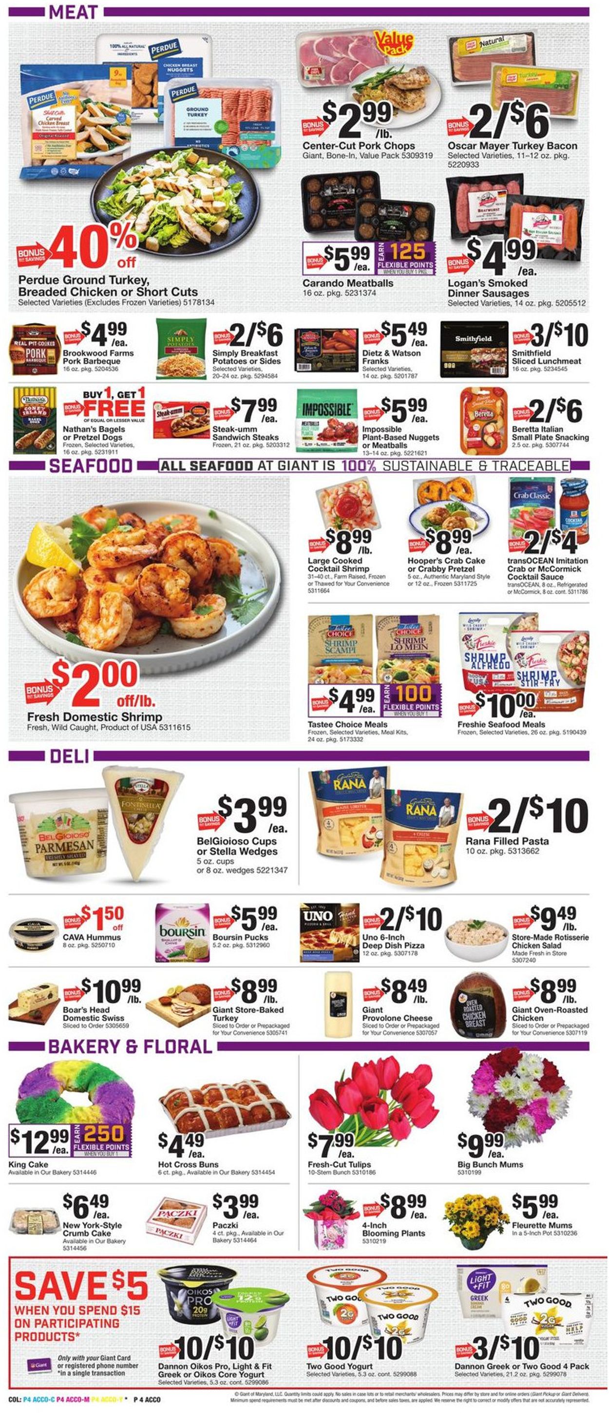 Catalogue Giant Food from 02/25/2022