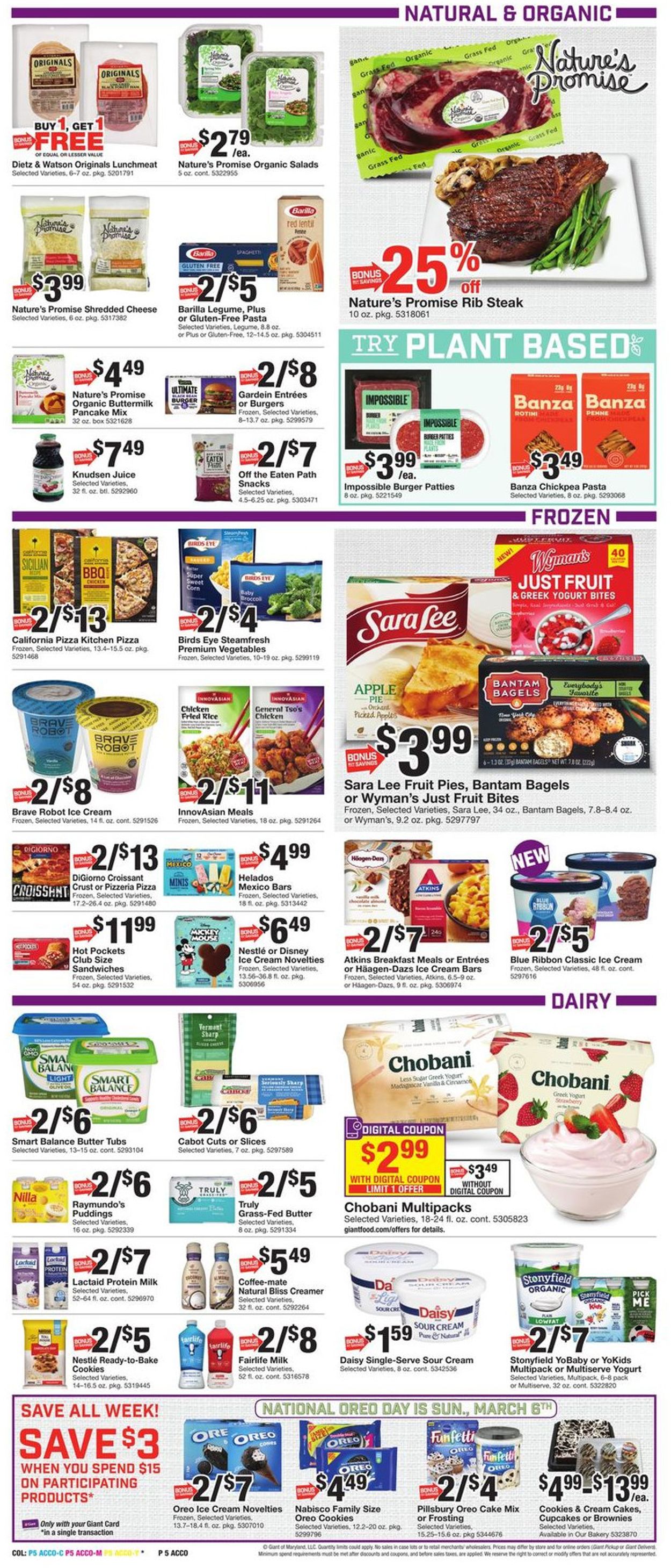 Catalogue Giant Food from 03/04/2022