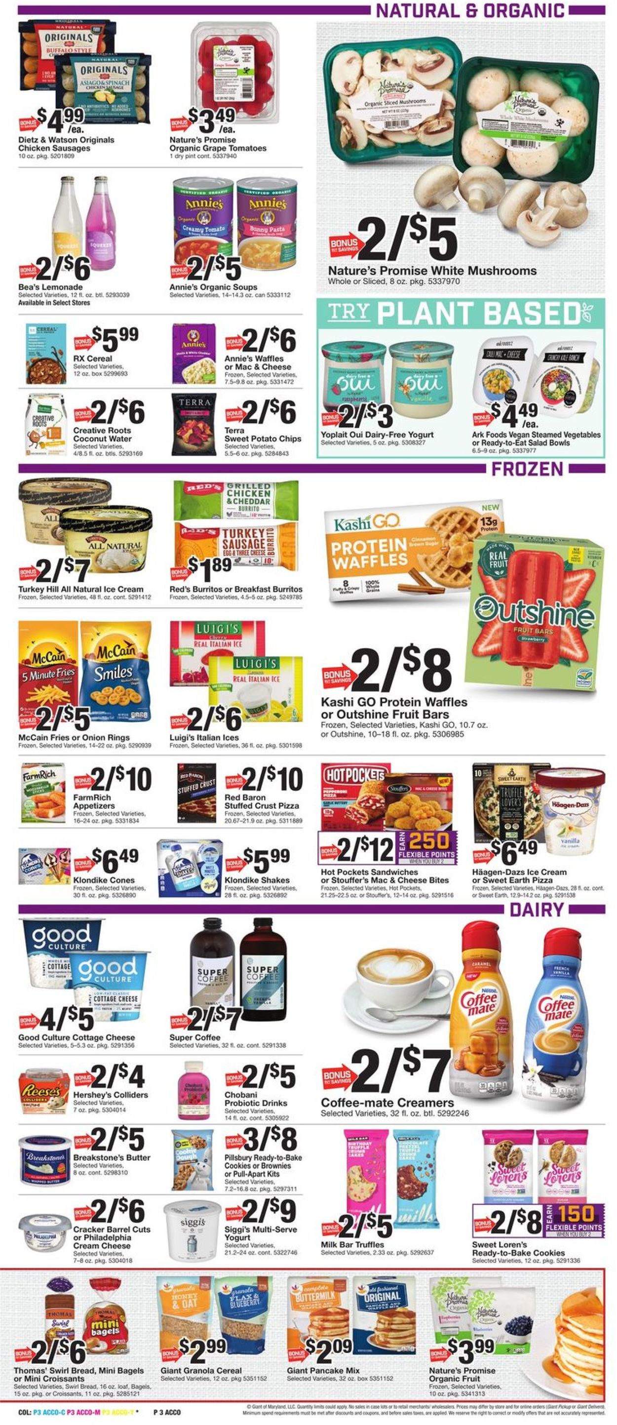 Catalogue Giant Food from 03/18/2022