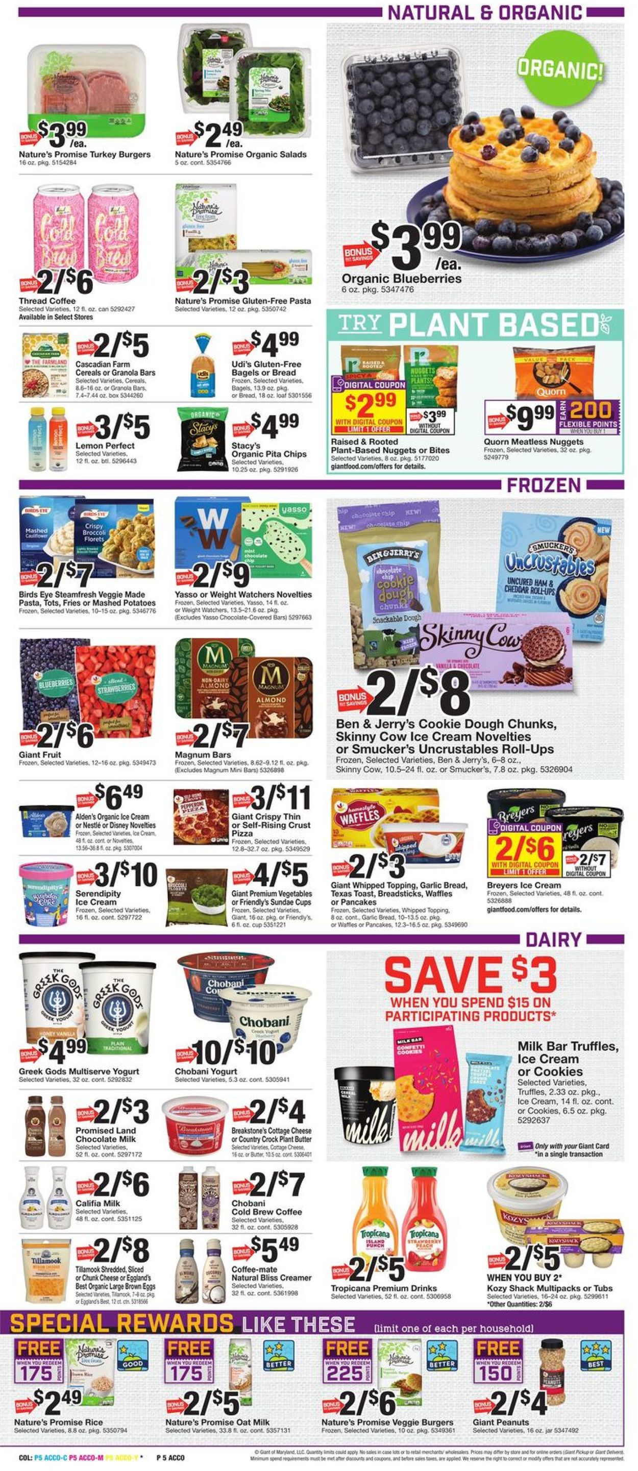 Catalogue Giant Food from 03/25/2022
