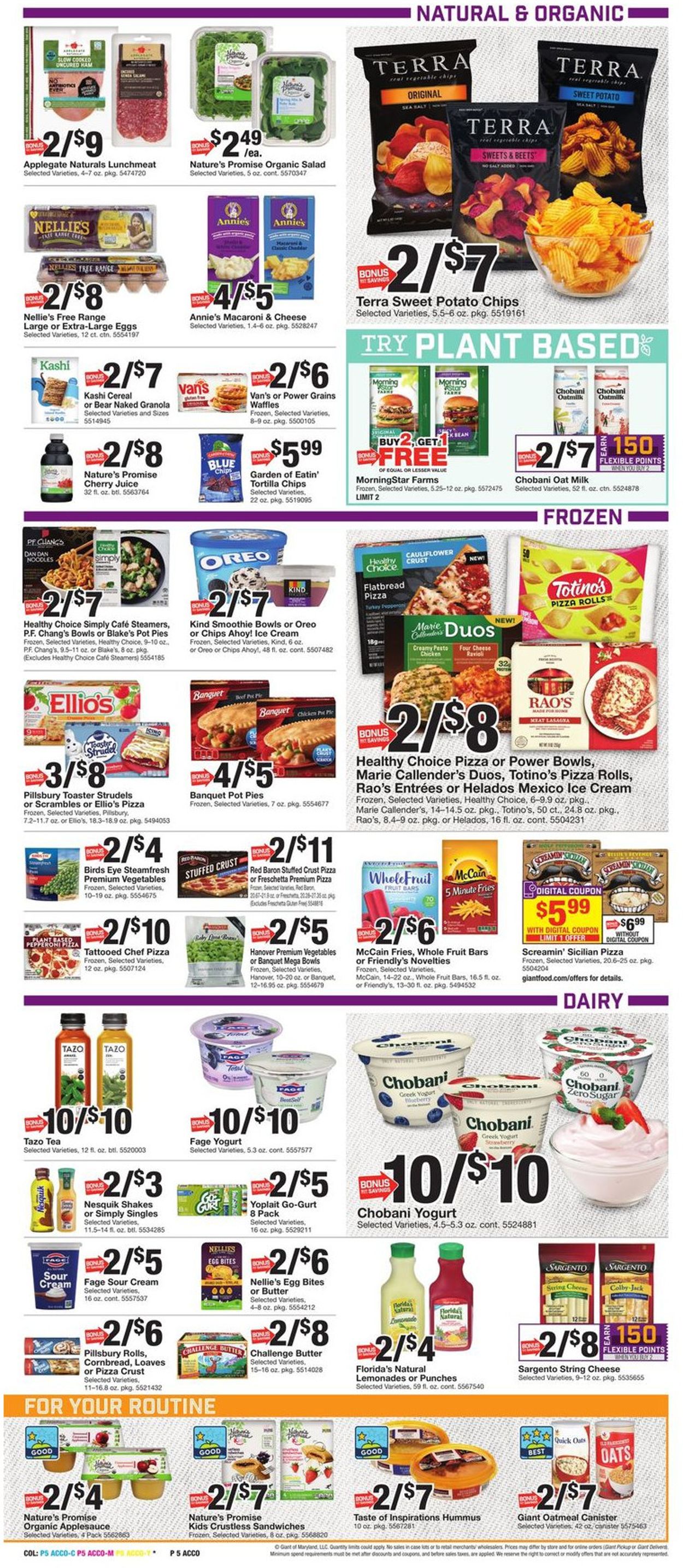 Catalogue Giant Food from 08/19/2022