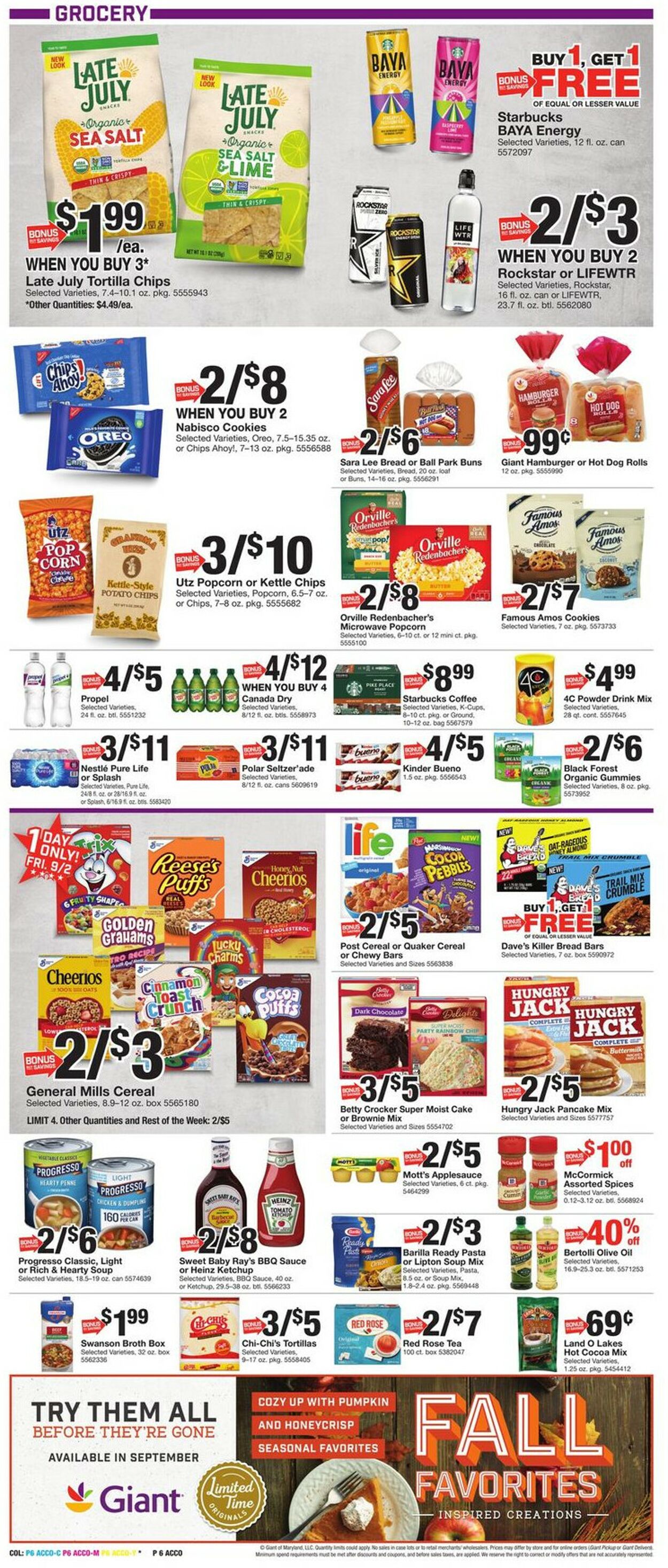 Catalogue Giant Food from 09/02/2022