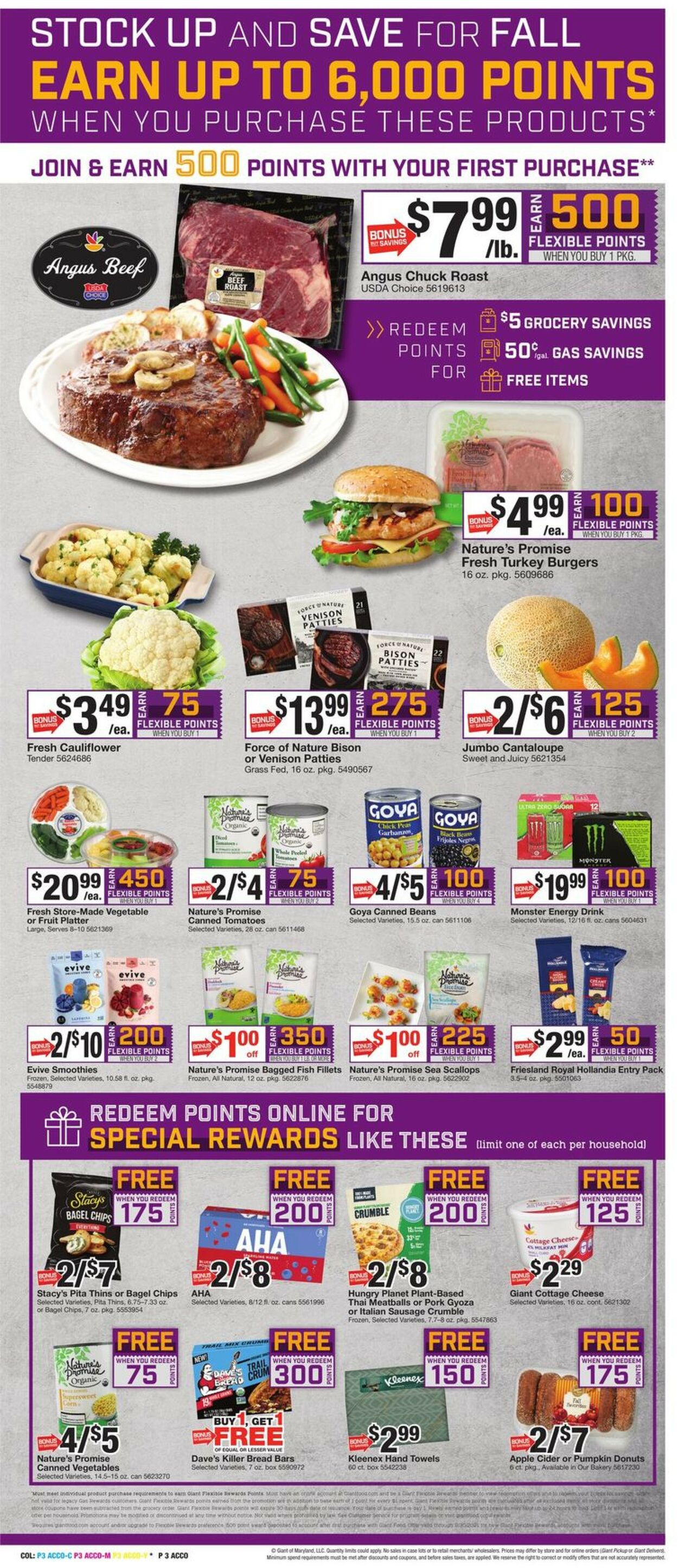 Catalogue Giant Food from 09/23/2022