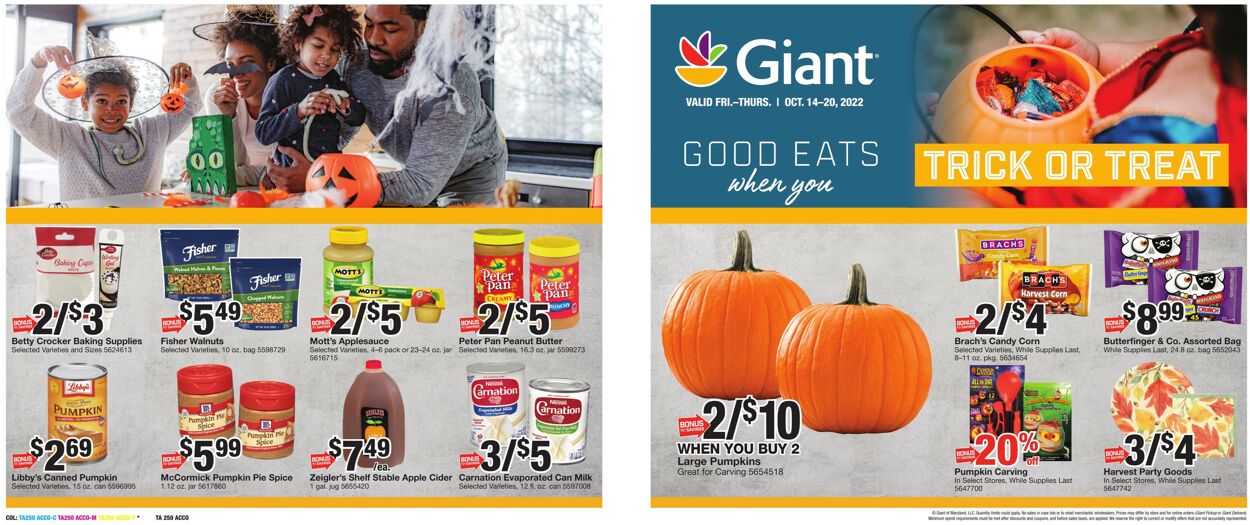 Catalogue Giant Food from 10/14/2022