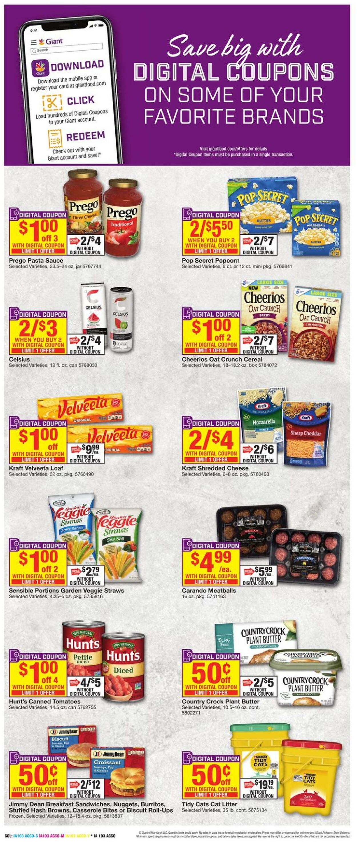 Catalogue Giant Food from 12/30/2022