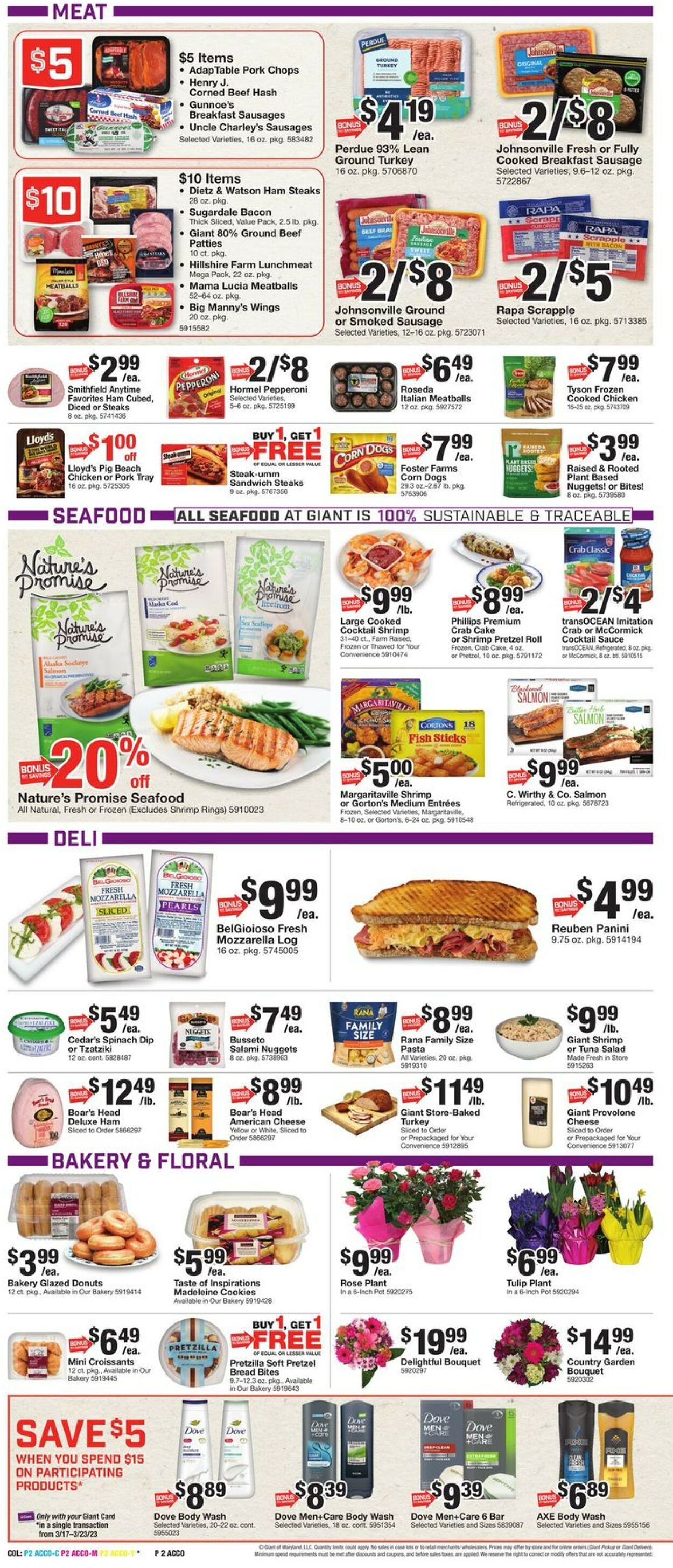 Catalogue Giant Food from 03/17/2023