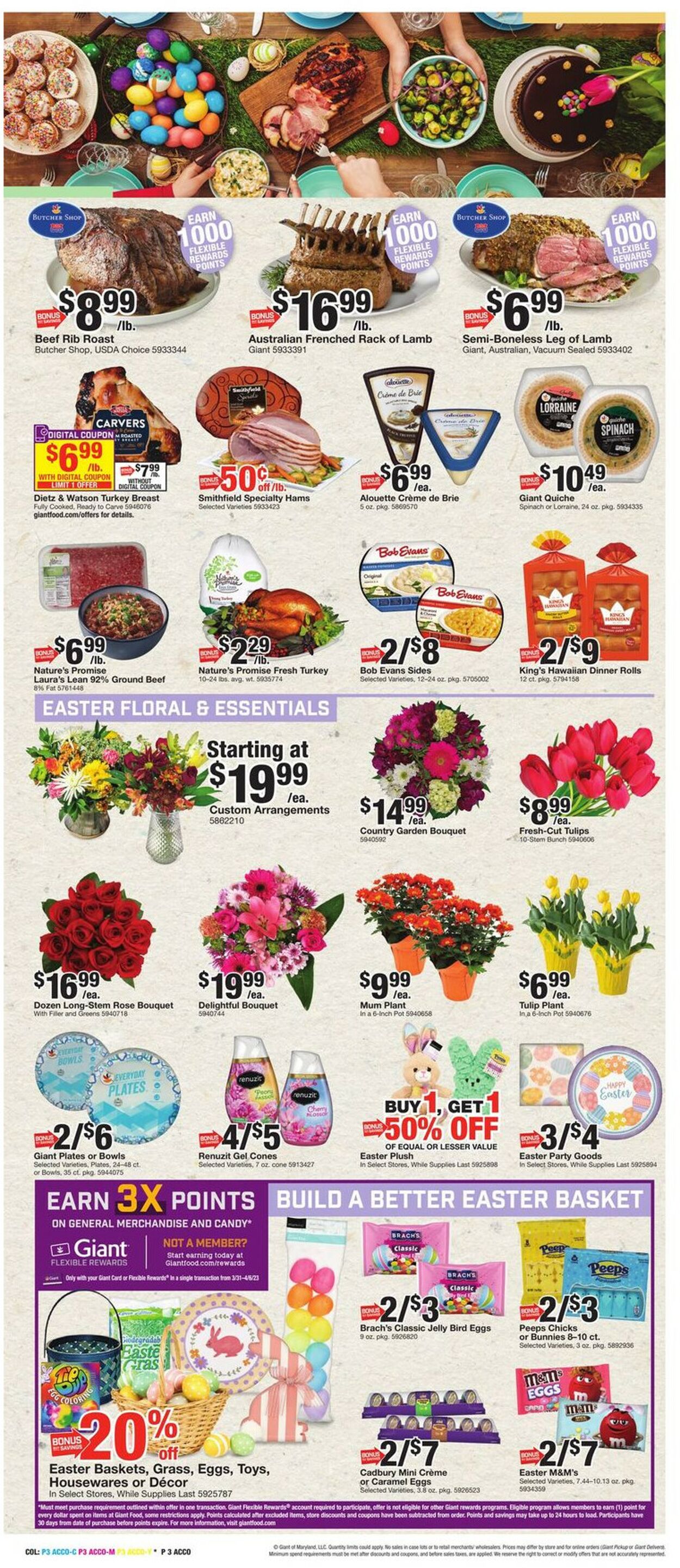 Catalogue Giant Food from 03/31/2023