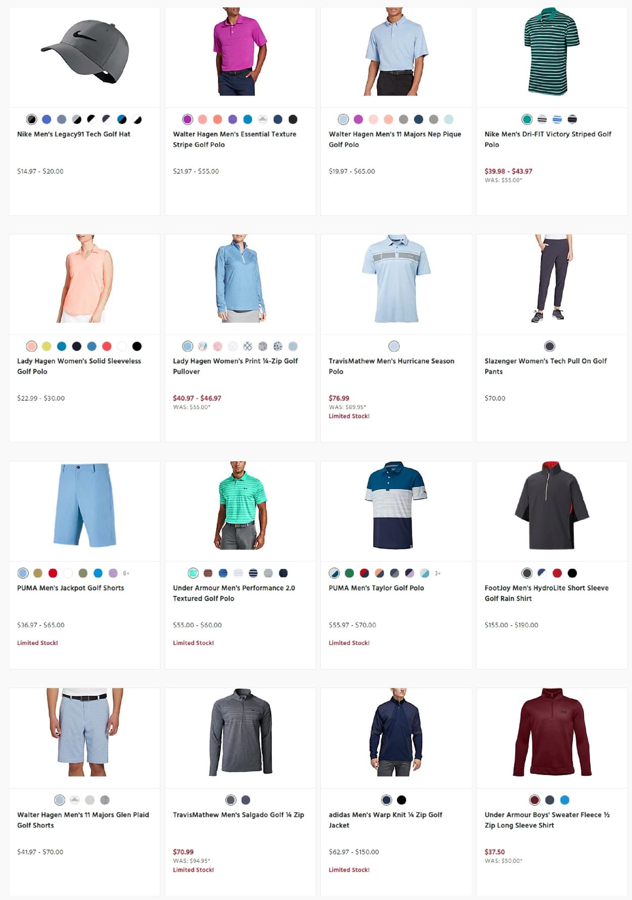 Catalogue Golf Galaxy Cyber Monday 2020 from 11/30/2020