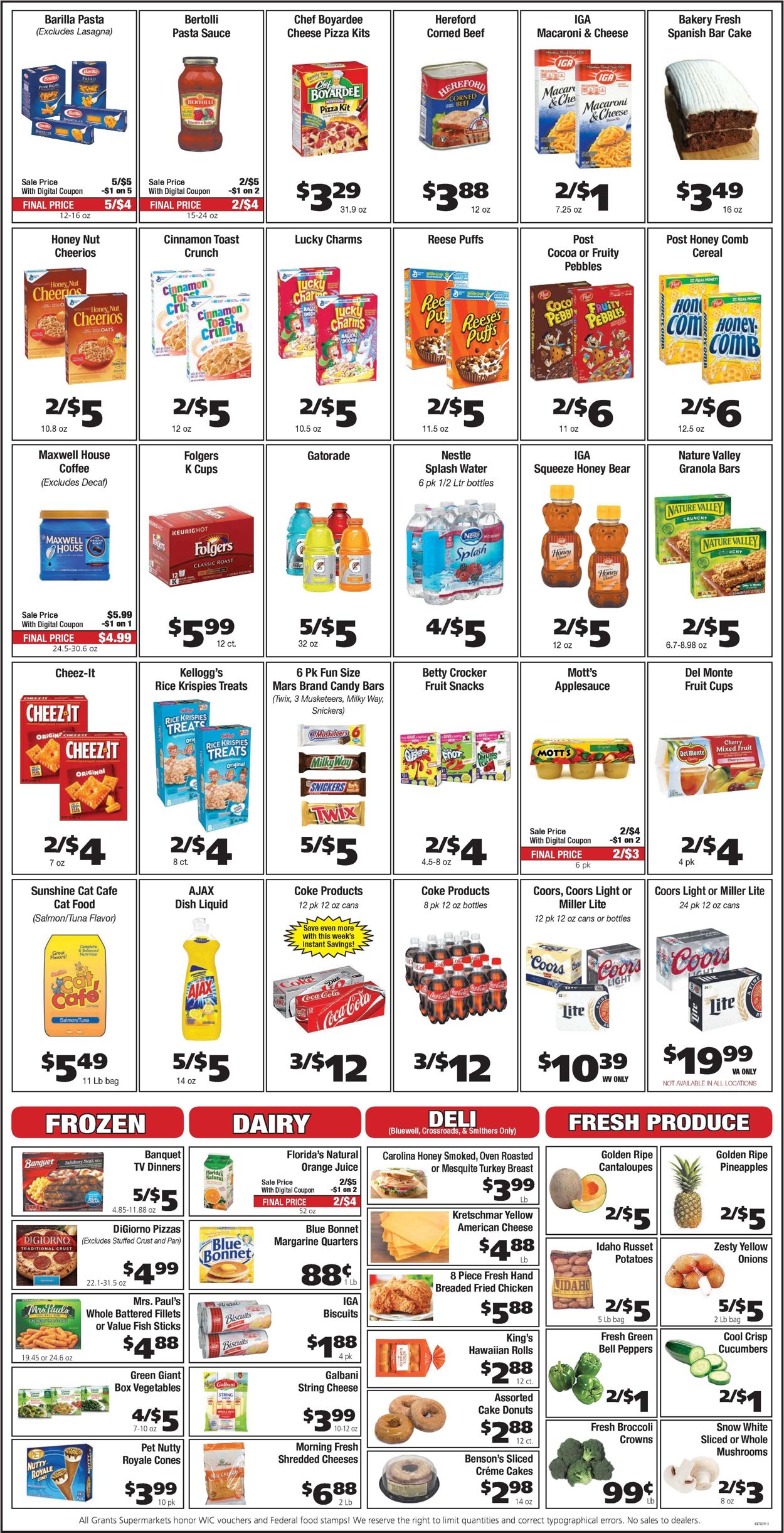 Catalogue Grant's Supermarket from 08/12/2020