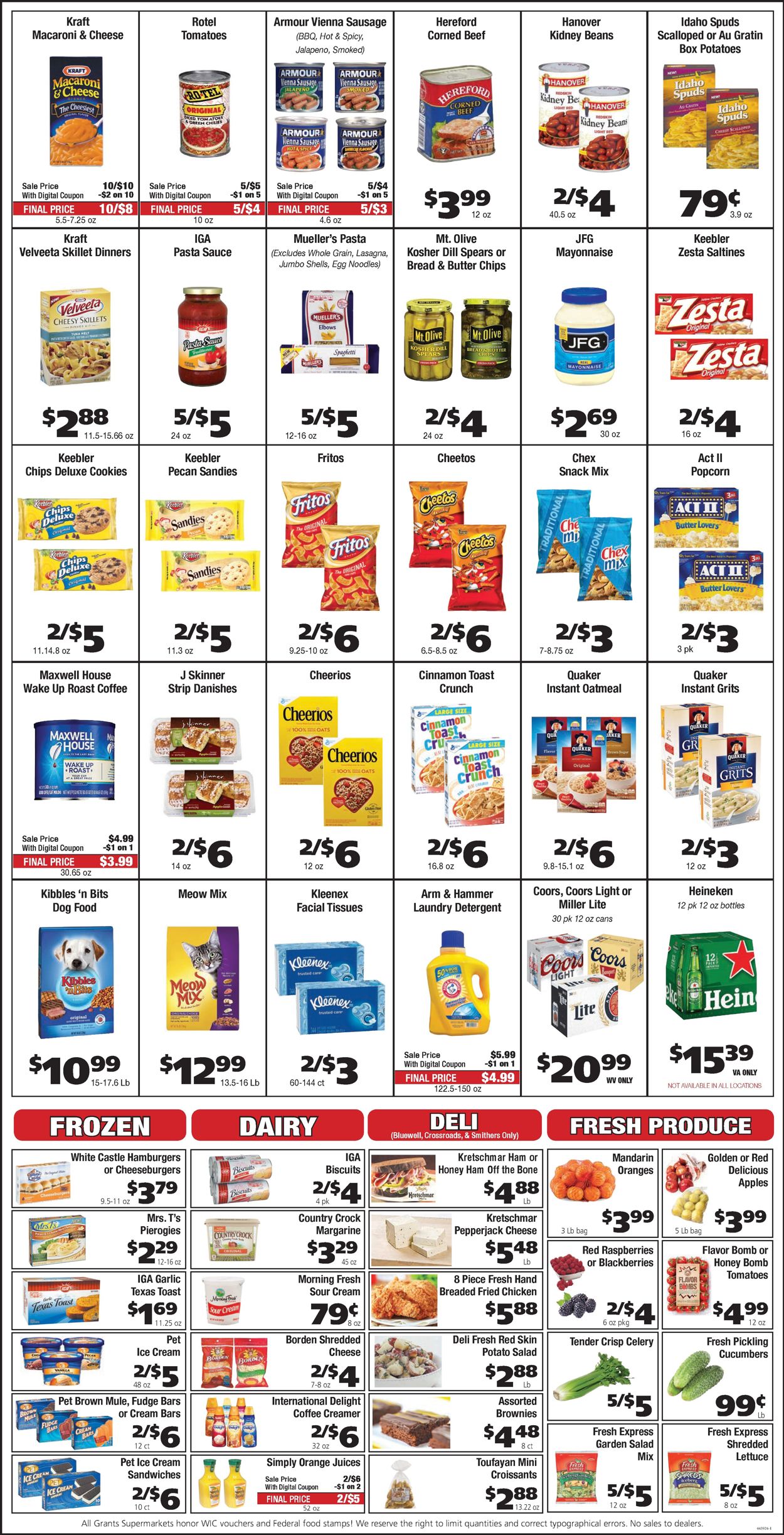 Catalogue Grant's Supermarket from 12/02/2020
