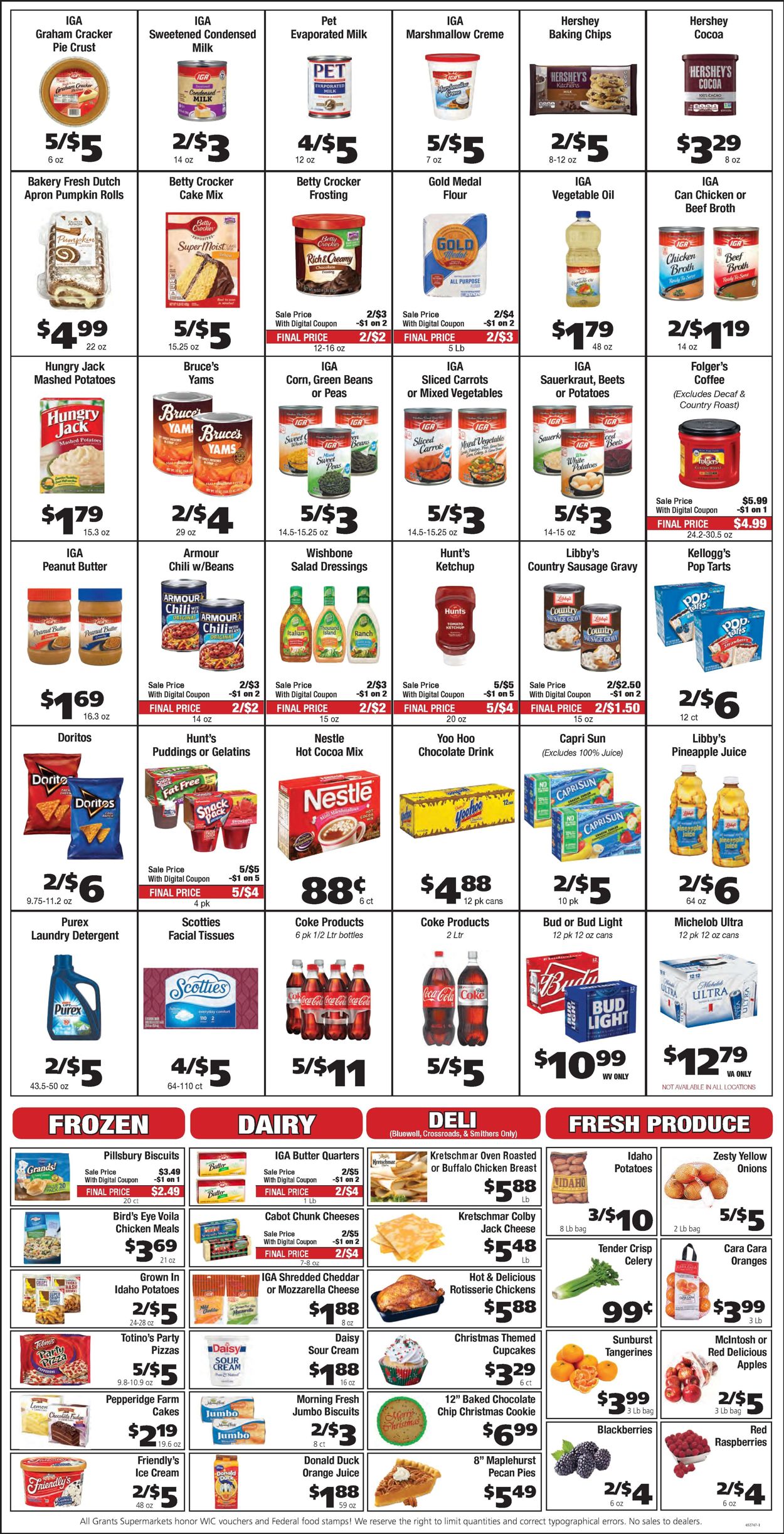 Catalogue Grant's Supermarket from 12/09/2020