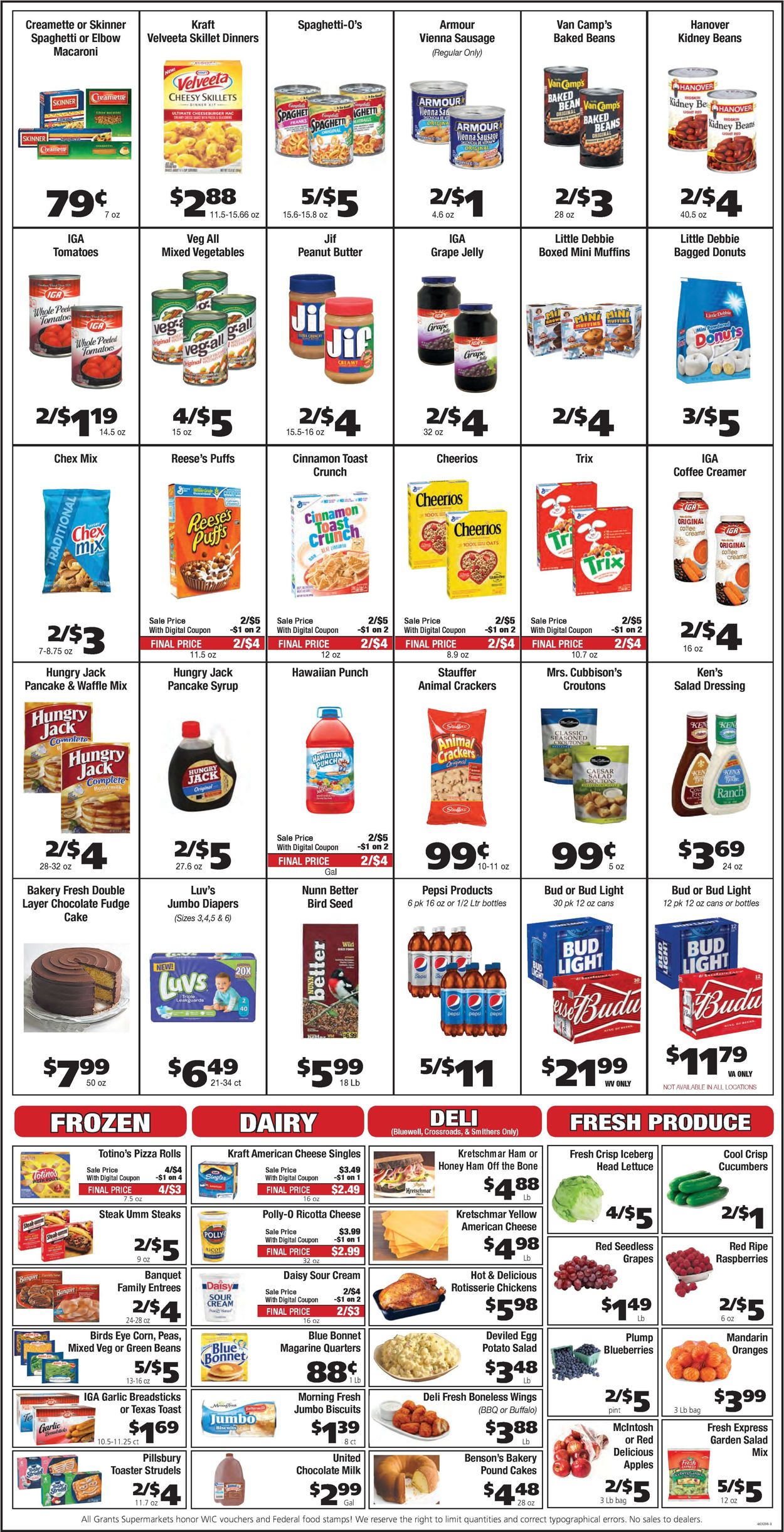 Catalogue Grant's Supermarket from 01/13/2021