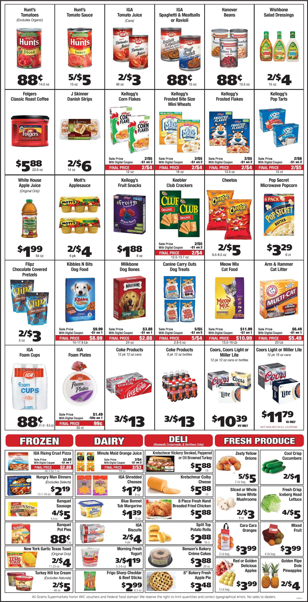 Catalogue Grant's Supermarket from 01/20/2021