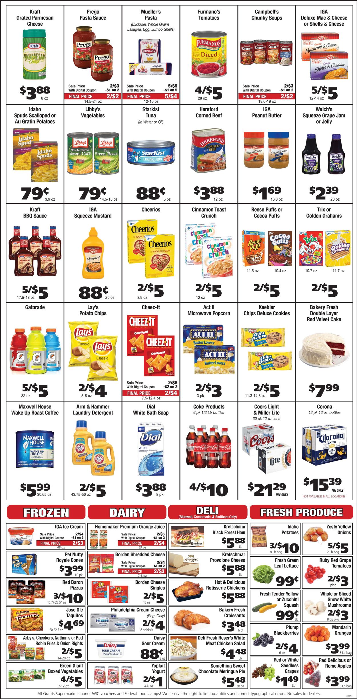 Catalogue Grant's Supermarket from 01/27/2021