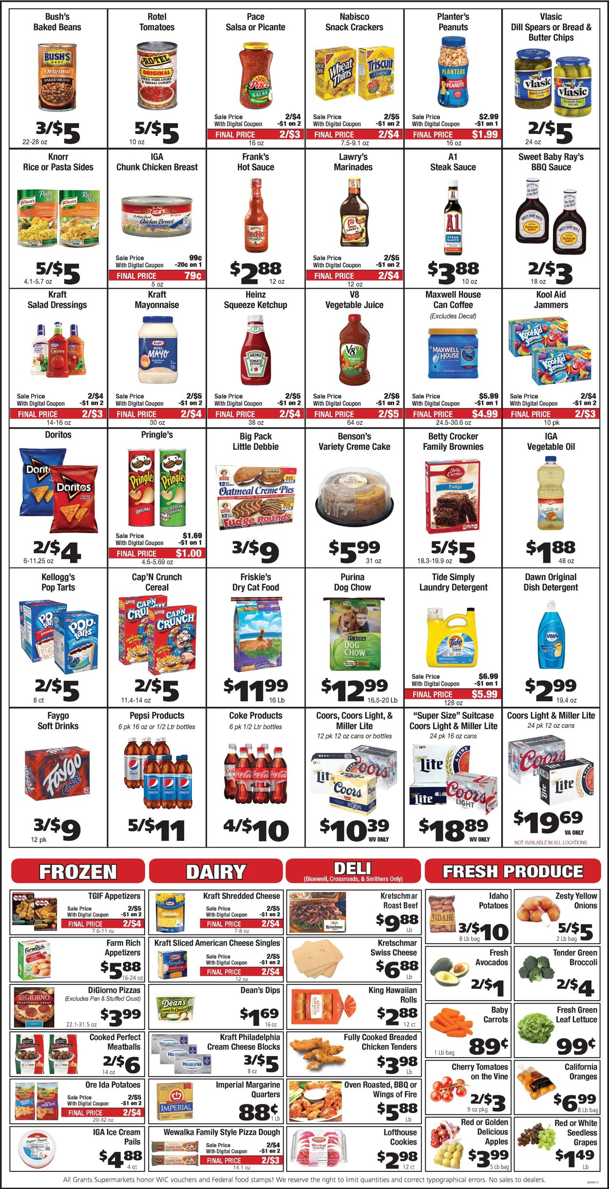 Catalogue Grant's Supermarket from 02/03/2021
