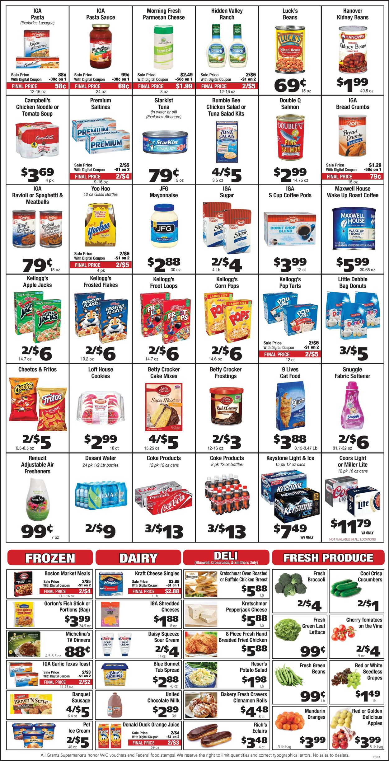 Catalogue Grant's Supermarket from 02/17/2021