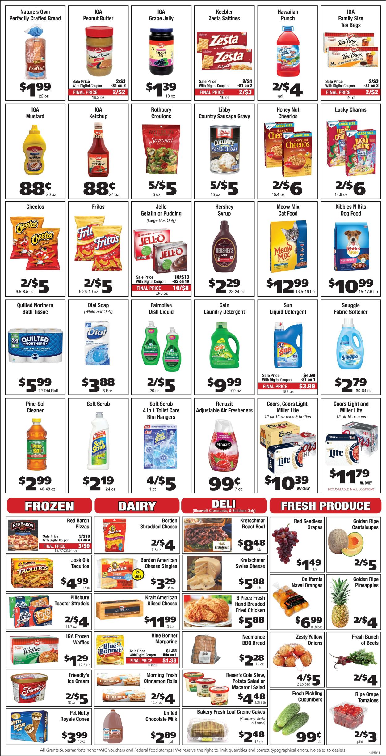 Catalogue Grant's Supermarket from 04/14/2021