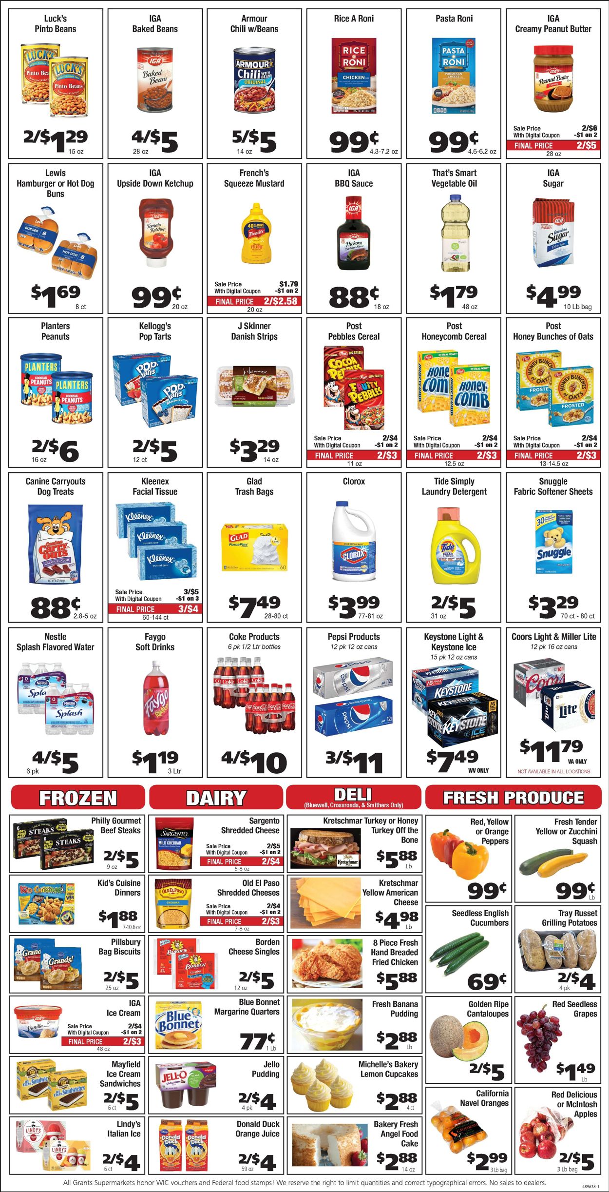 Catalogue Grant's Supermarket from 04/21/2021