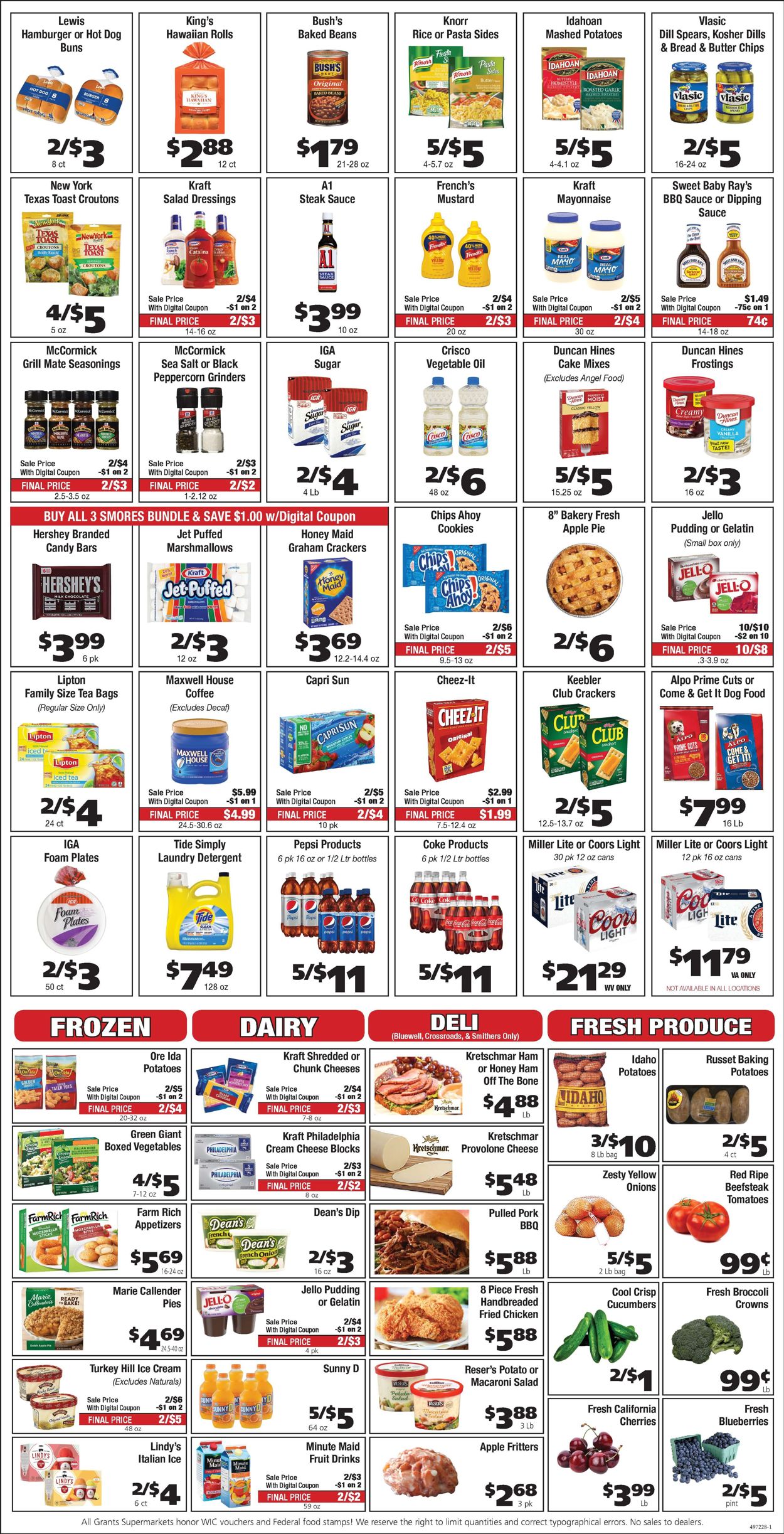 Catalogue Grant's Supermarket from 05/26/2021