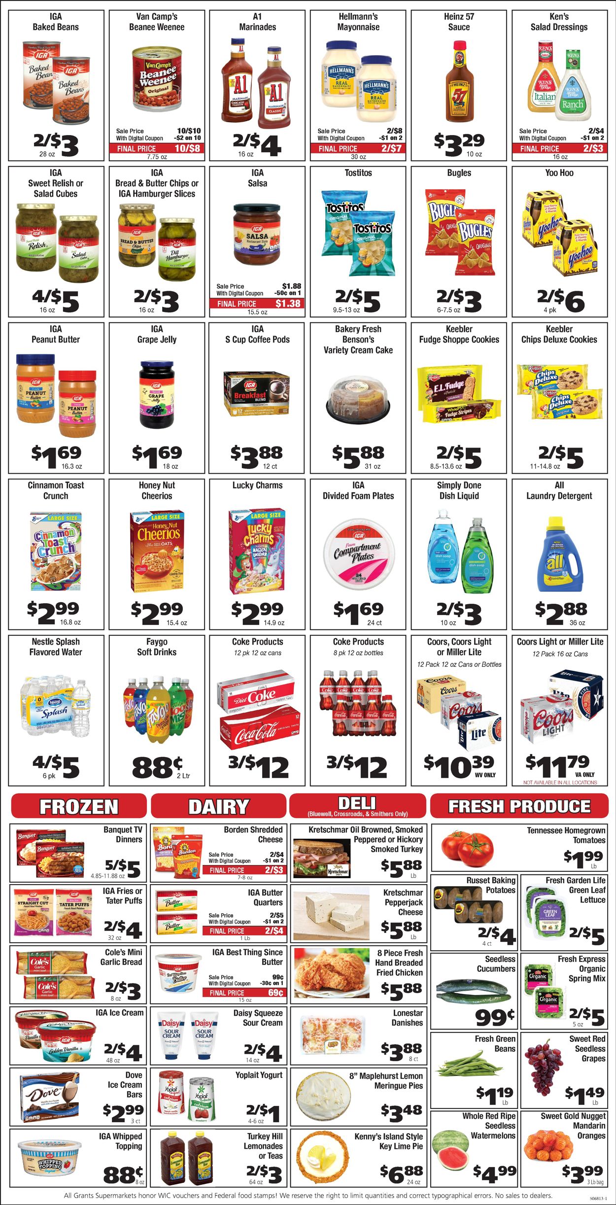 Catalogue Grant's Supermarket from 06/23/2021