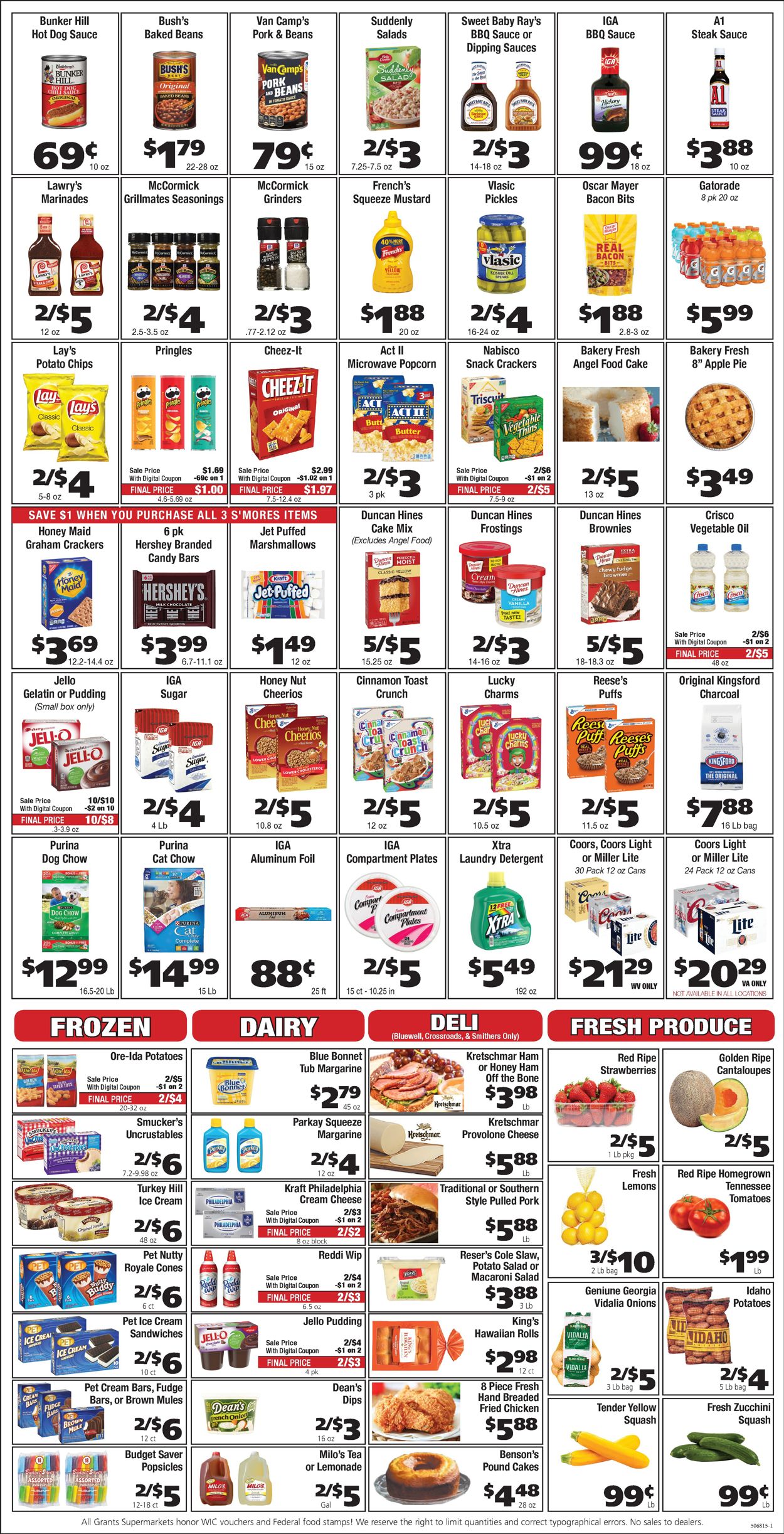 Catalogue Grant's Supermarket from 06/30/2021