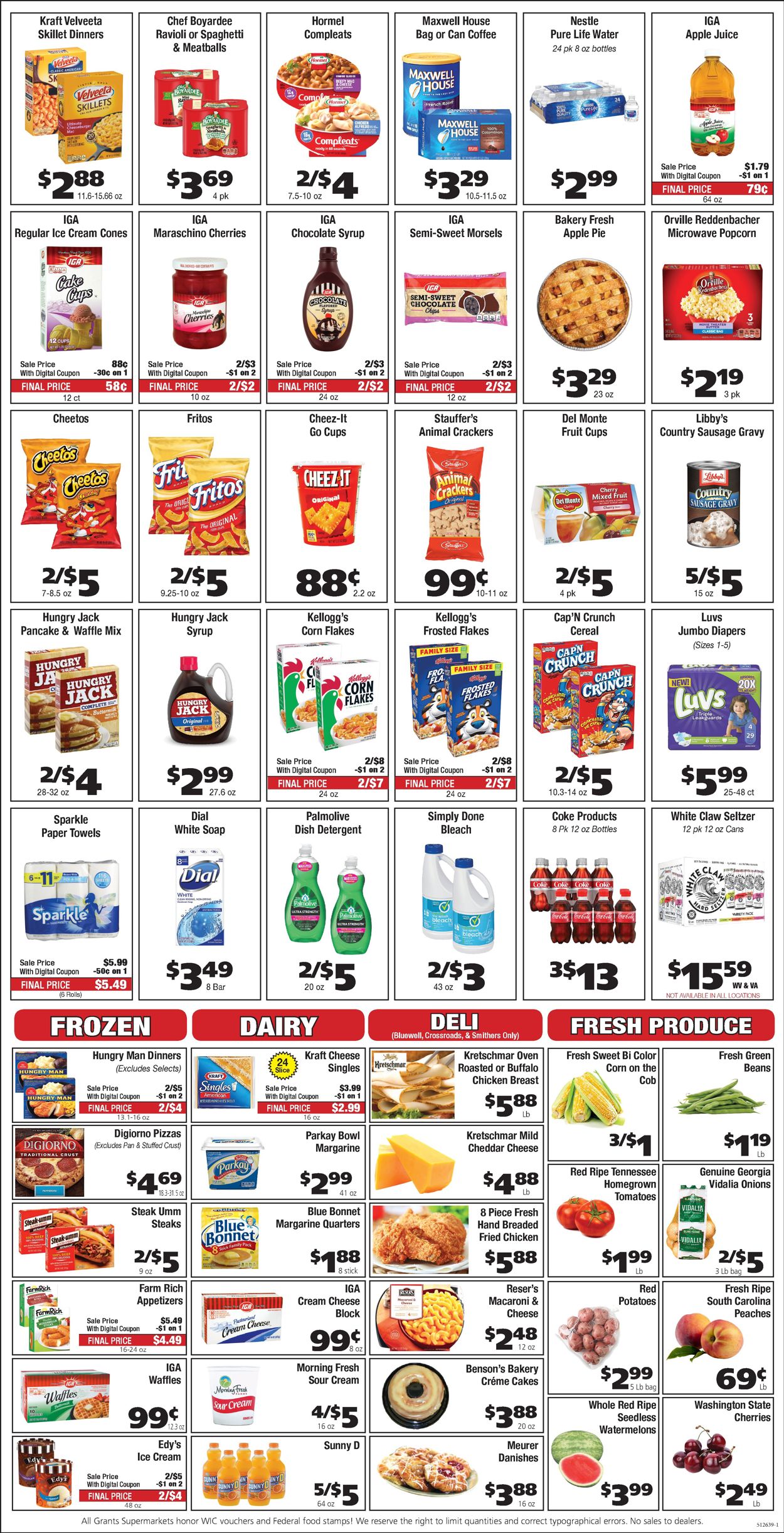 Catalogue Grant's Supermarket from 07/14/2021