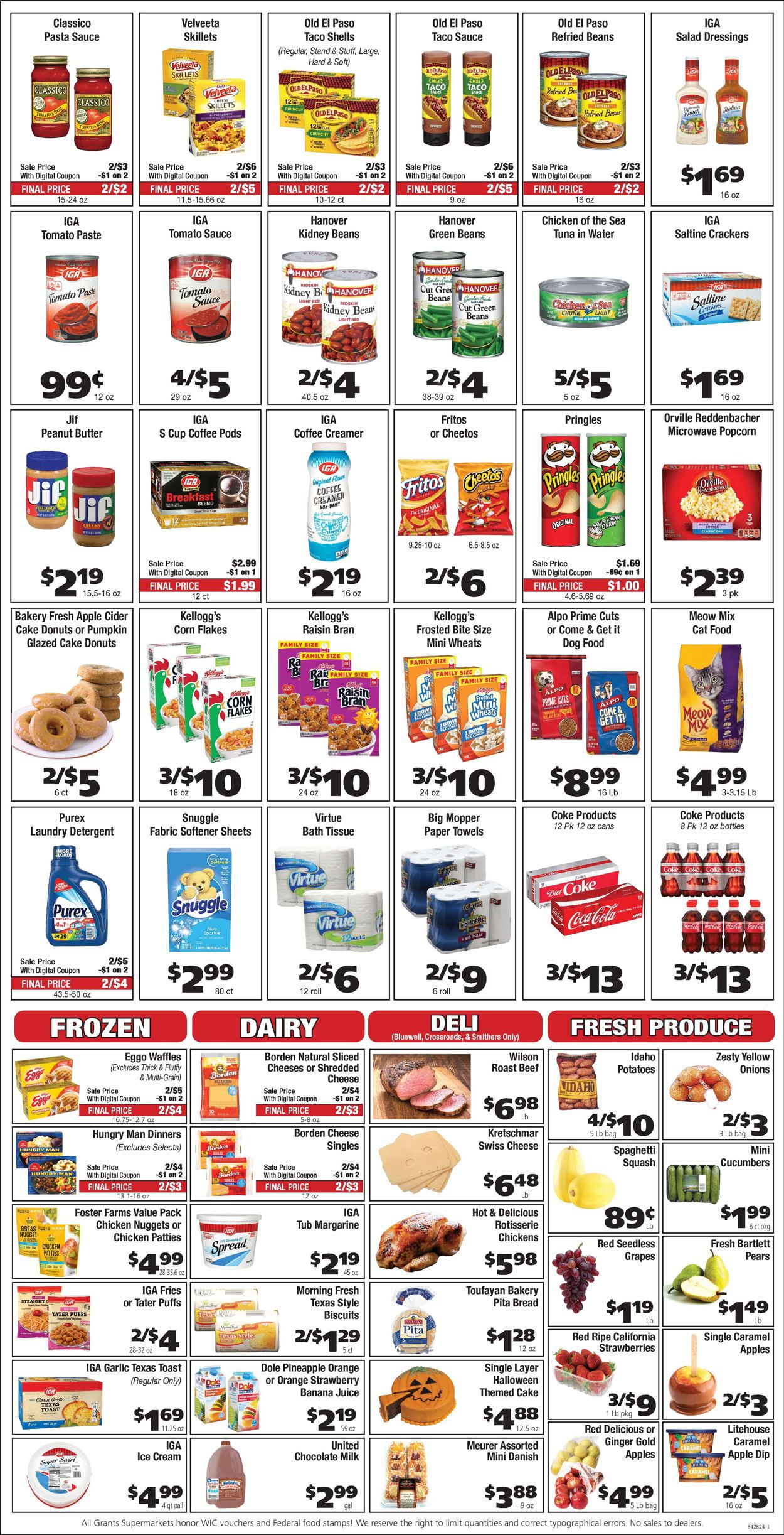 Catalogue Grant's Supermarket from 10/20/2021