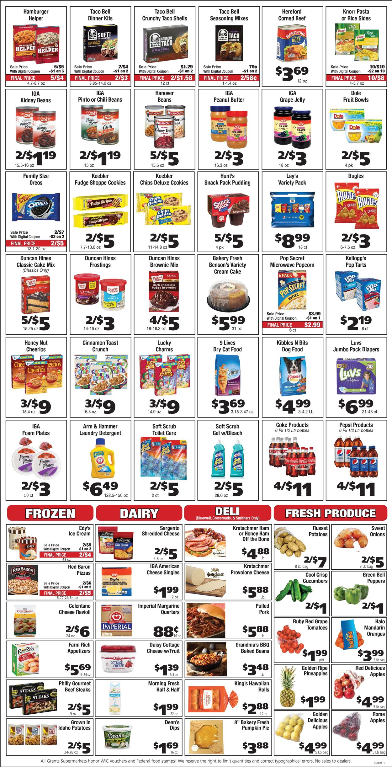 Catalogue Grant's Supermarket HALLOWEEN 2021 from 10/27/2021