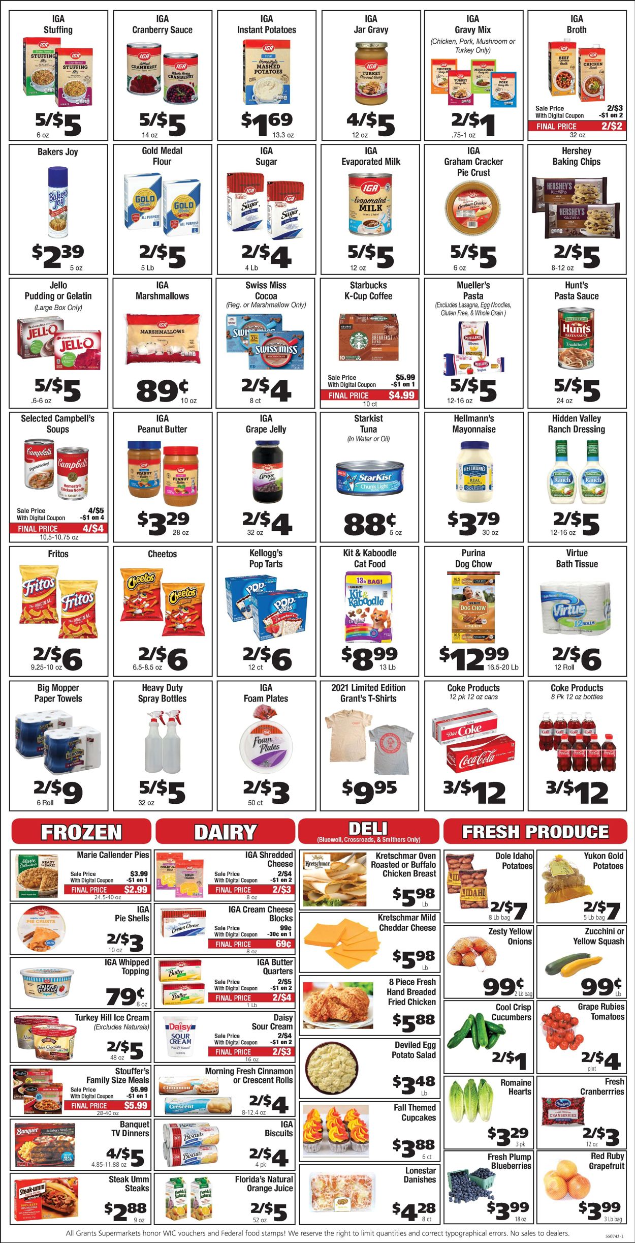 Catalogue Grant's Supermarket from 11/10/2021