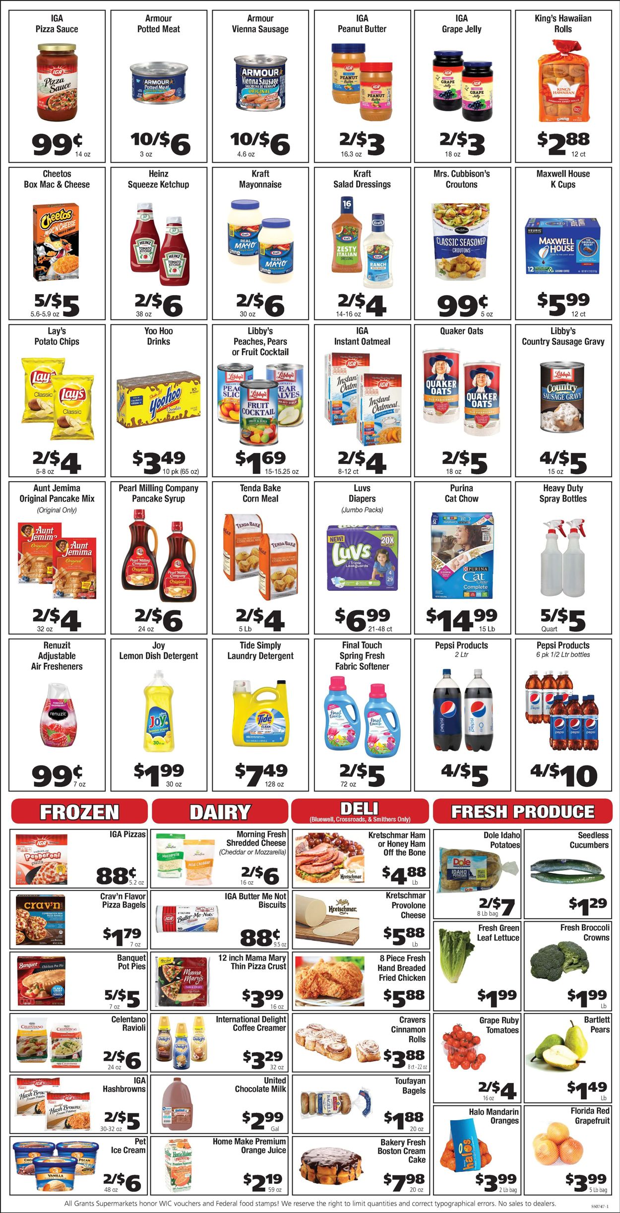 Catalogue Grant's Supermarket from 11/24/2021