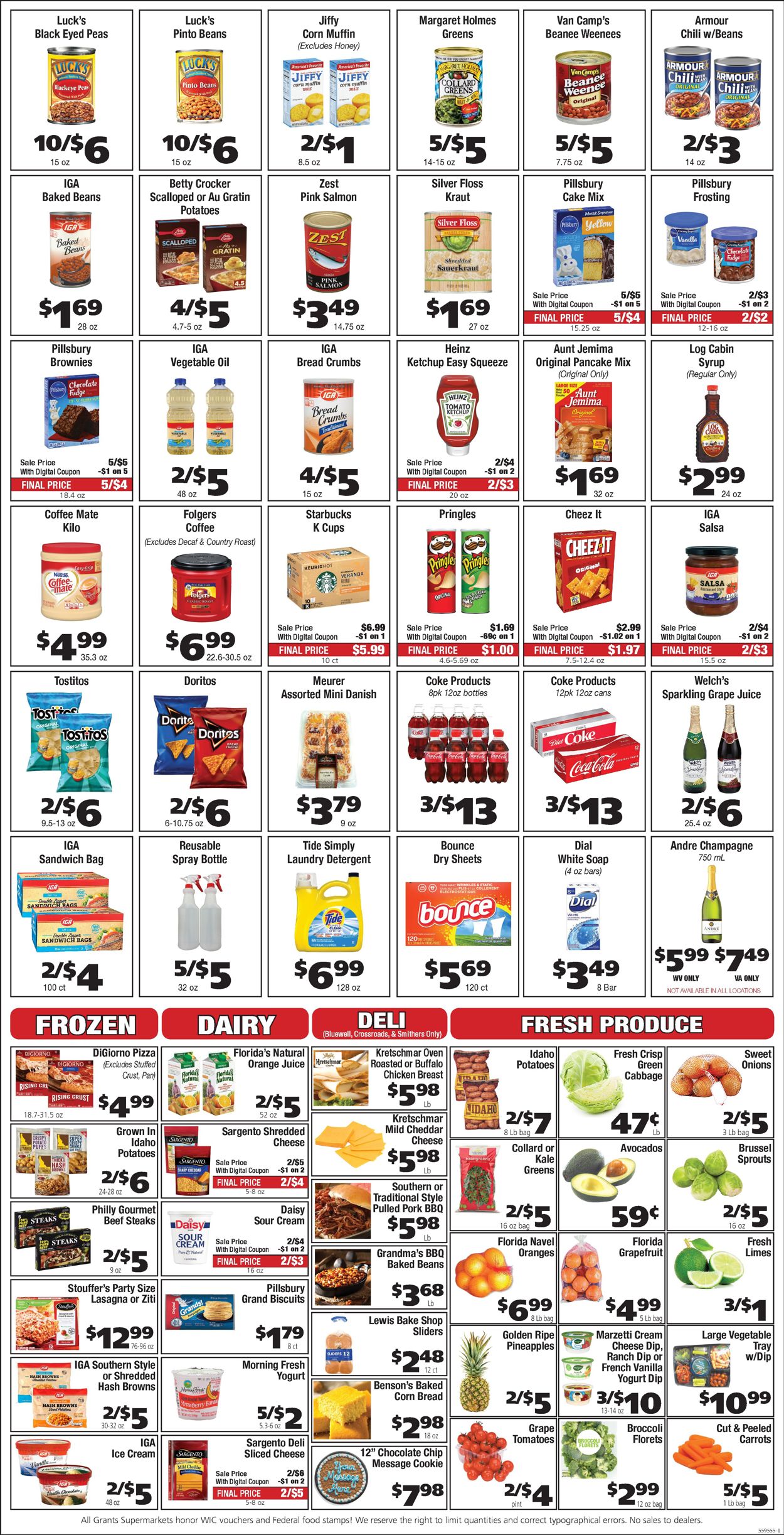 Catalogue Grant's Supermarket from 12/29/2021