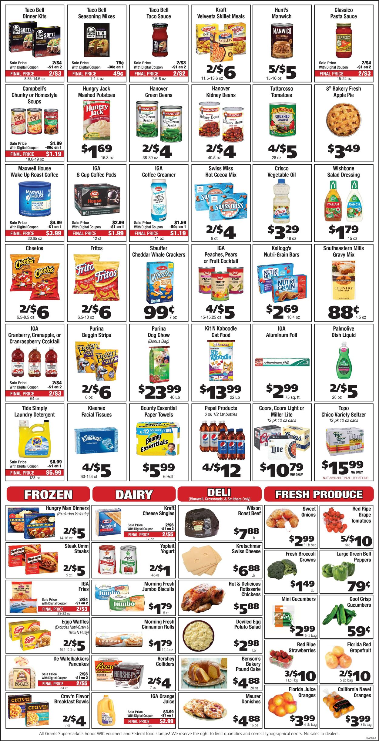 Catalogue Grant's Supermarket from 01/12/2022