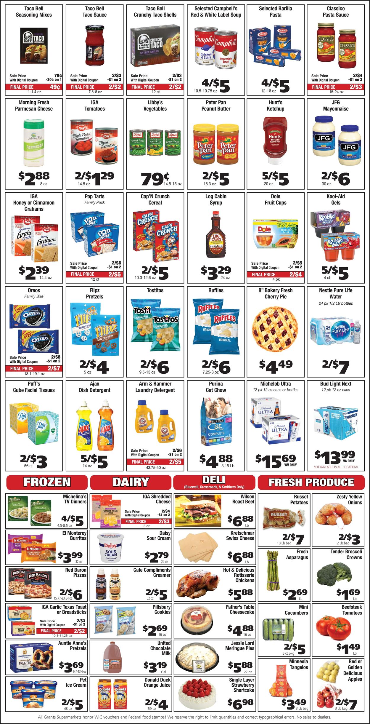 Catalogue Grant's Supermarket from 02/16/2022