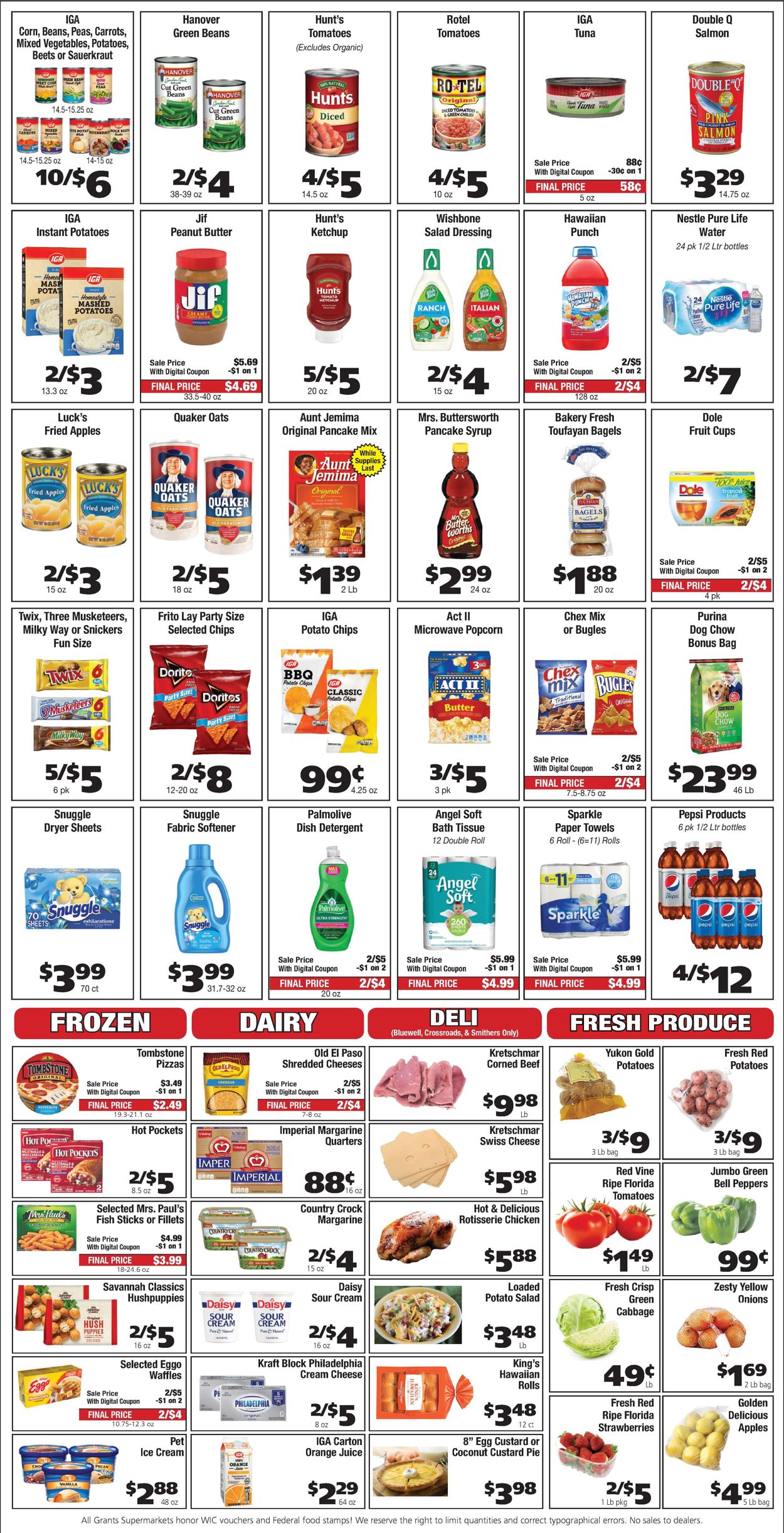 Catalogue Grant's Supermarket from 03/16/2022