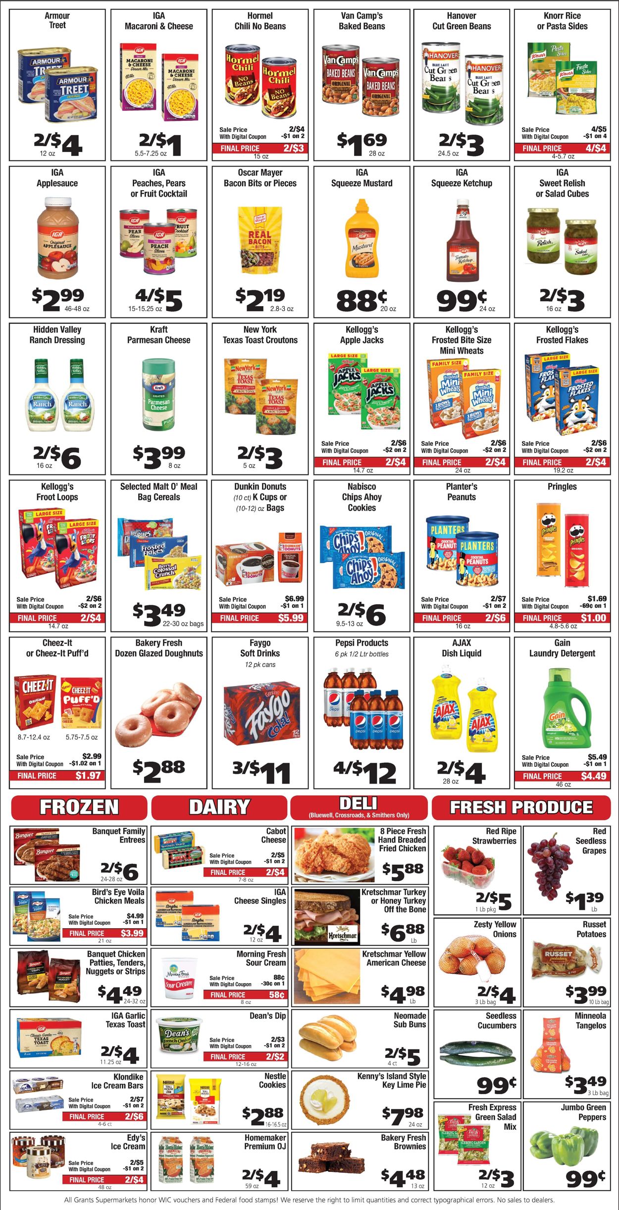 Catalogue Grant's Supermarket from 03/23/2022