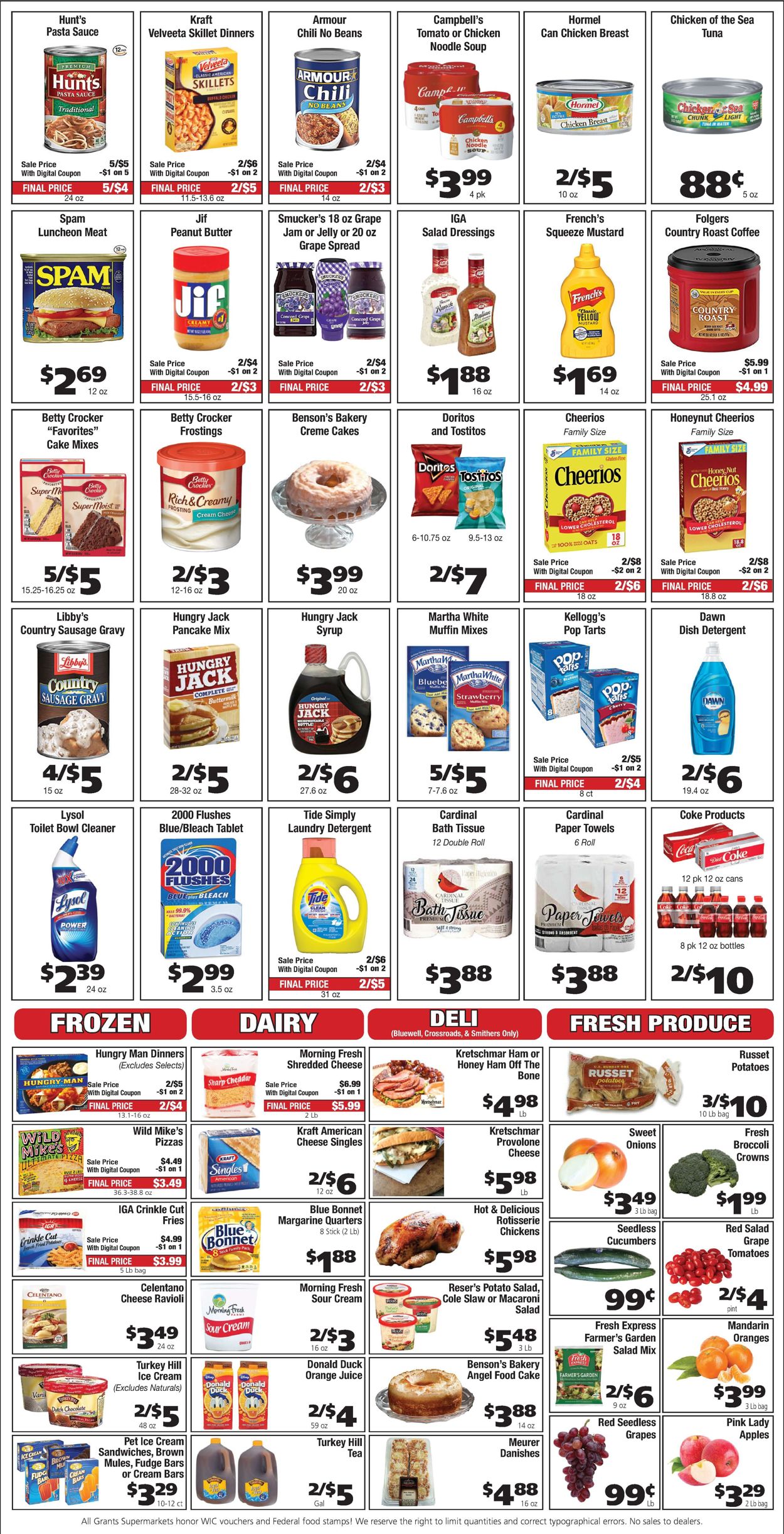 Catalogue Grant's Supermarket from 03/30/2022