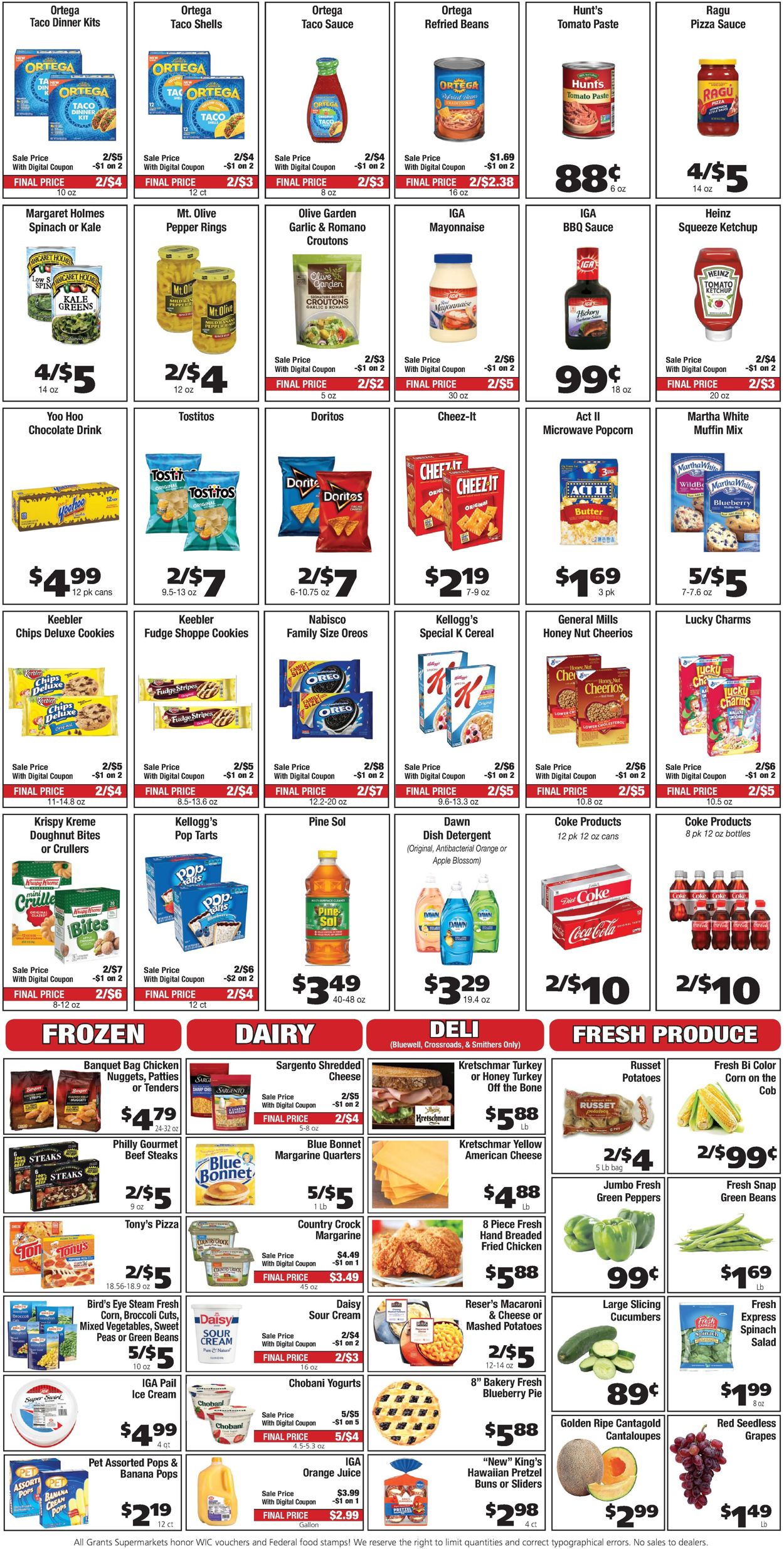 Catalogue Grant's Supermarket from 04/20/2022