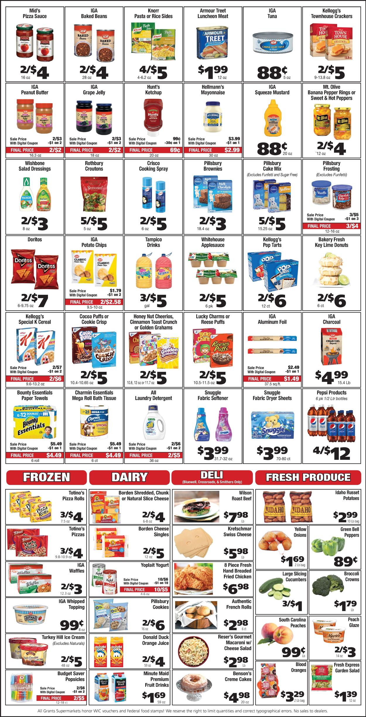 Catalogue Grant's Supermarket from 06/22/2022