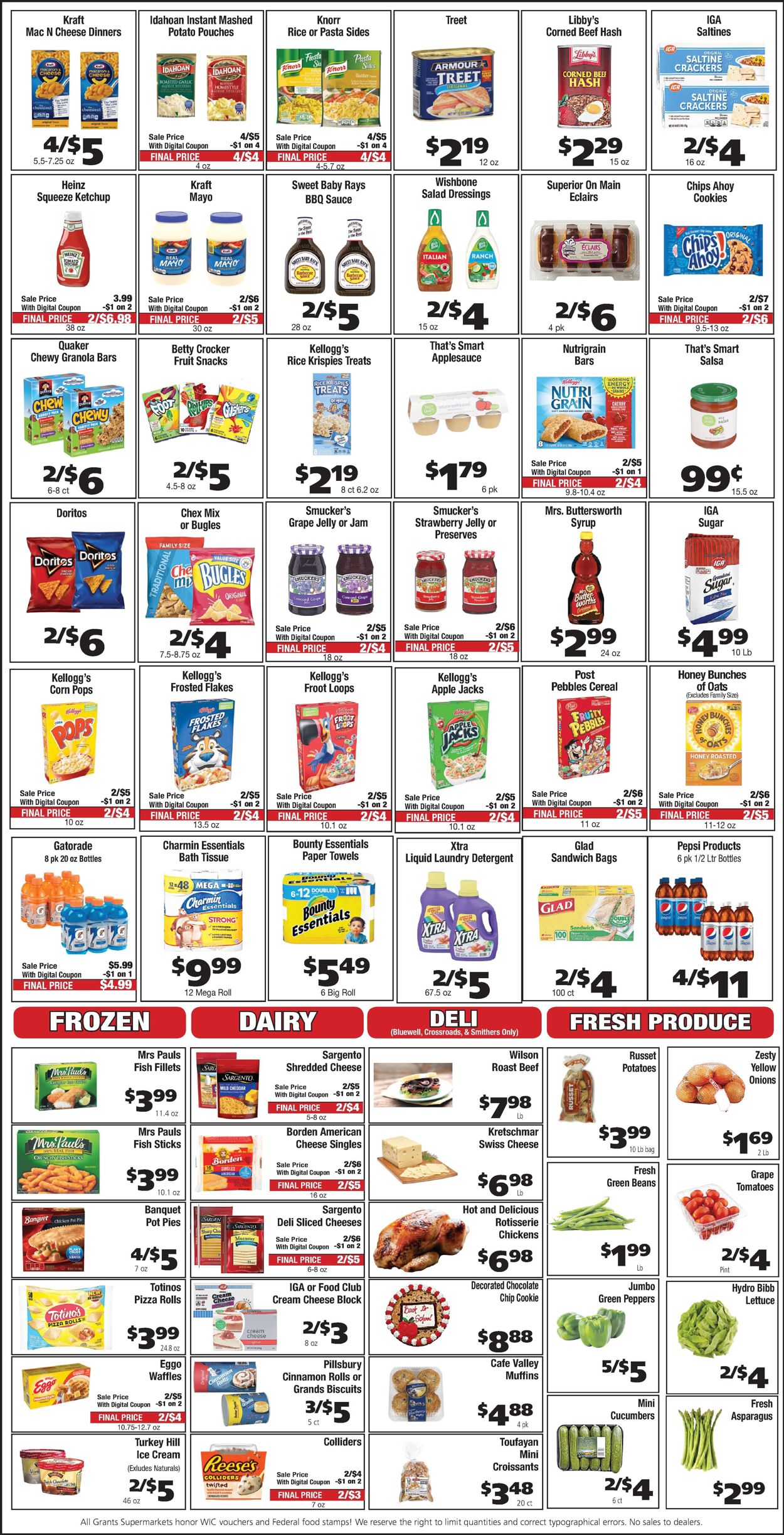 Catalogue Grant's Supermarket from 08/03/2022