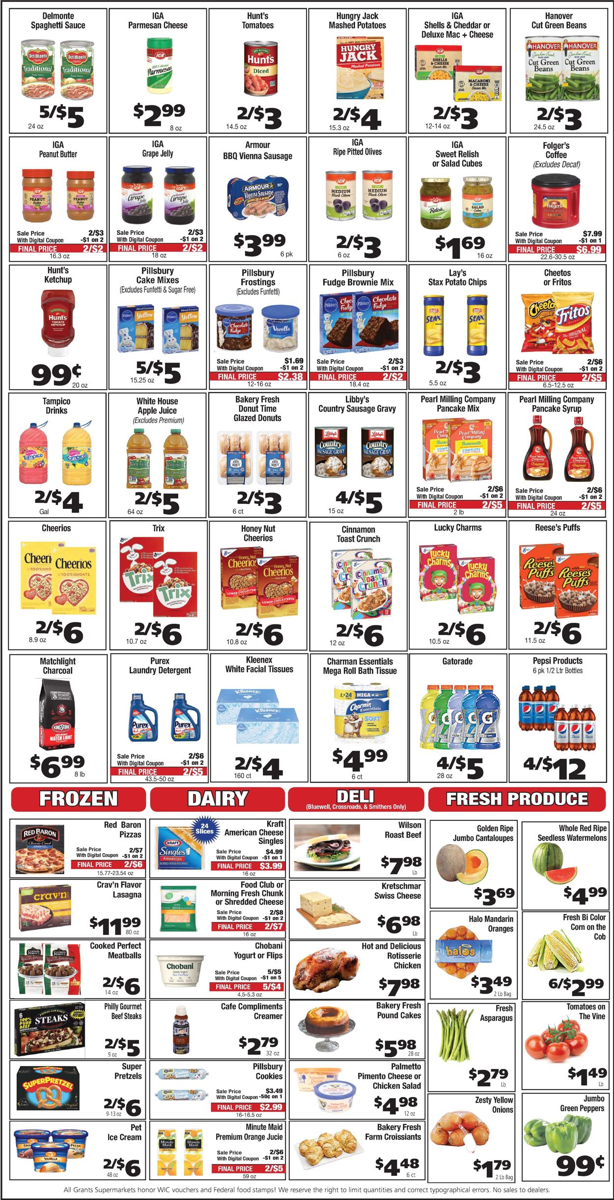 Catalogue Grant's Supermarket from 08/17/2022
