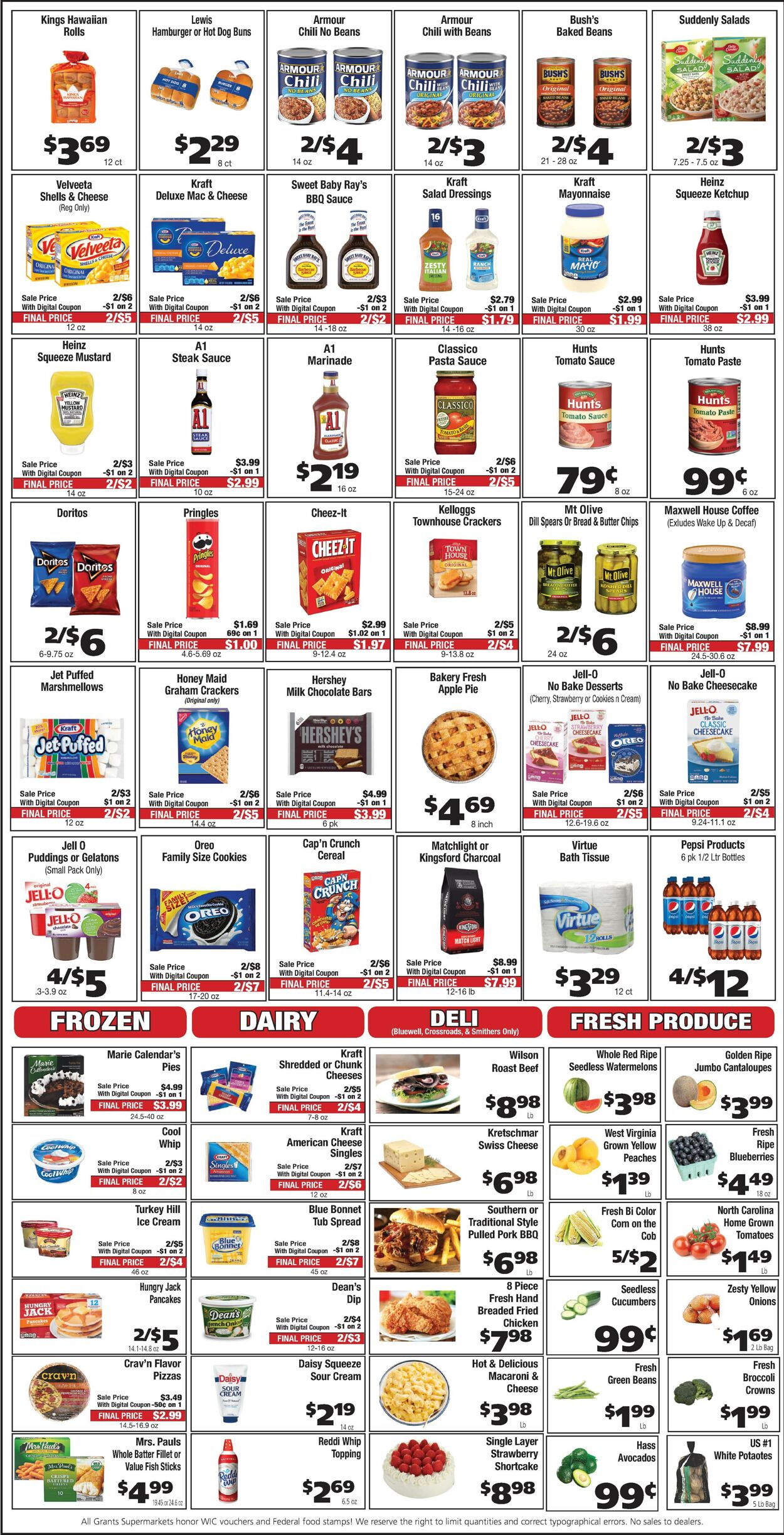 Catalogue Grant's Supermarket from 08/31/2022