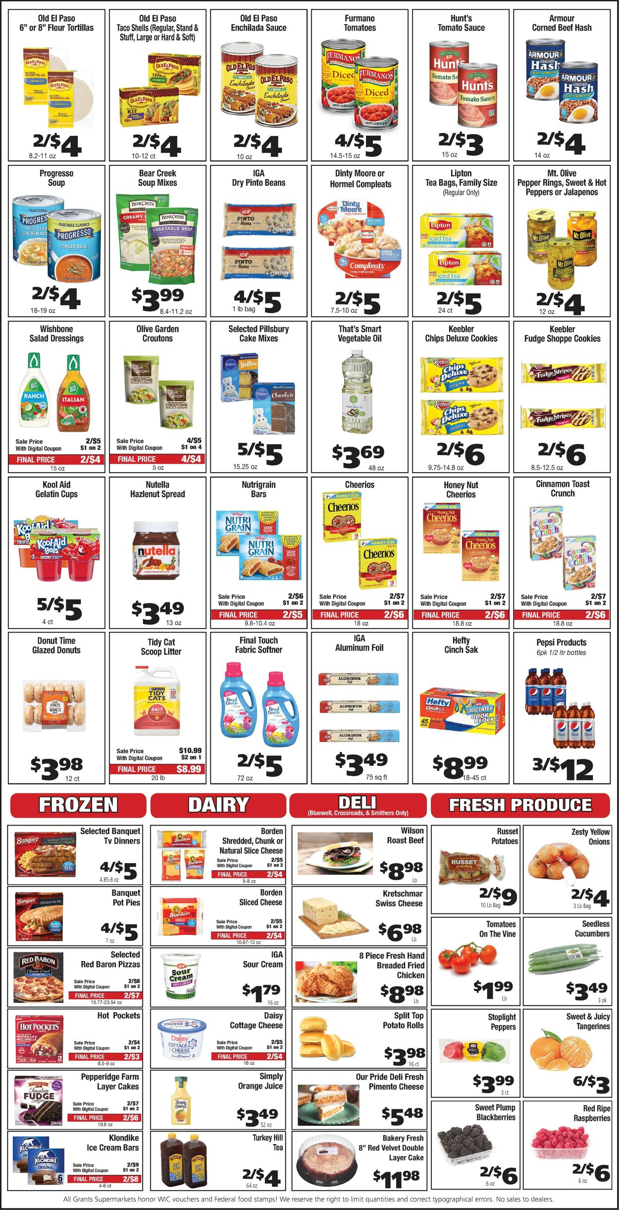 Catalogue Grant's Supermarket from 11/30/2022