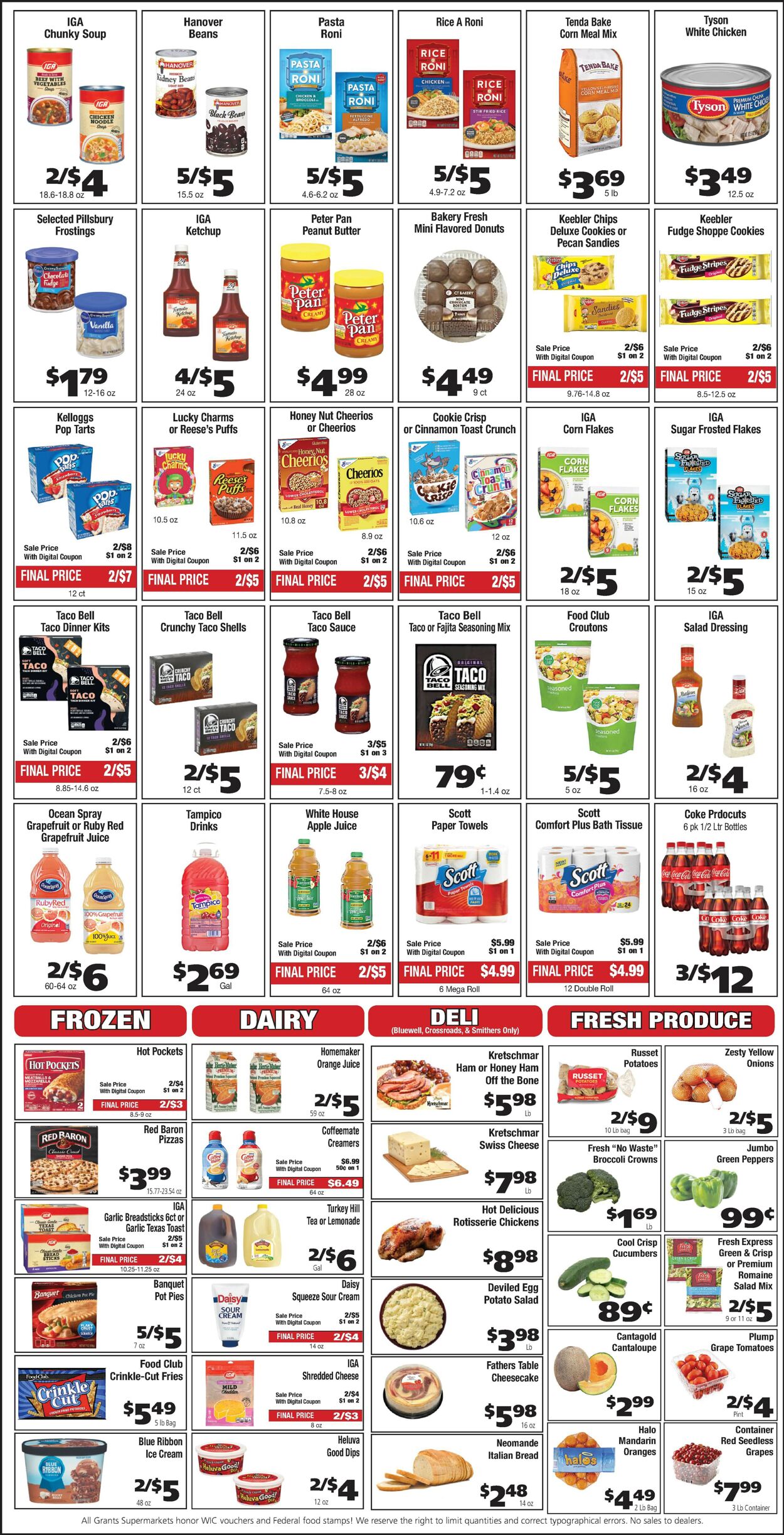 Catalogue Grant's Supermarket from 02/15/2023