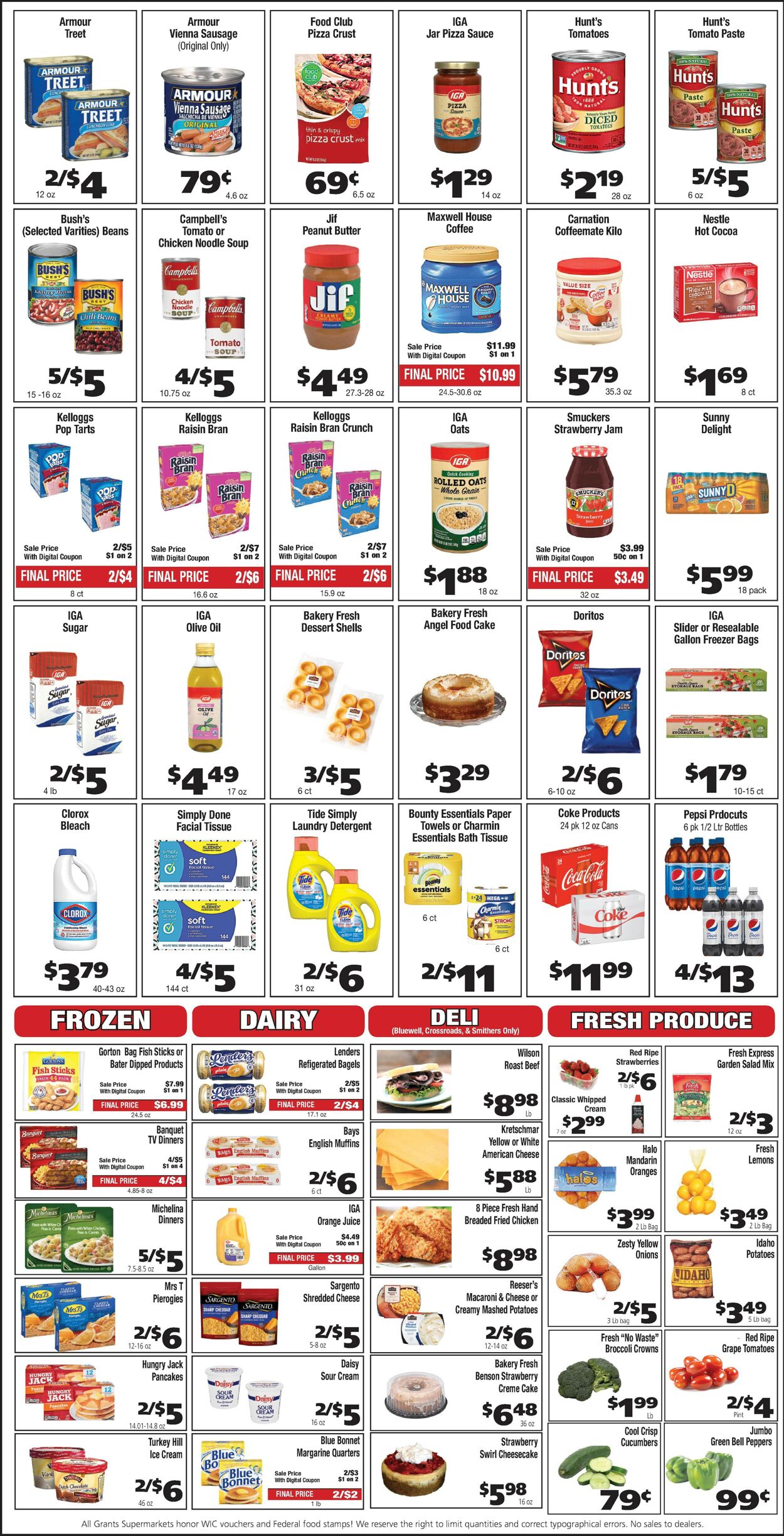 Catalogue Grant's Supermarket from 02/22/2023